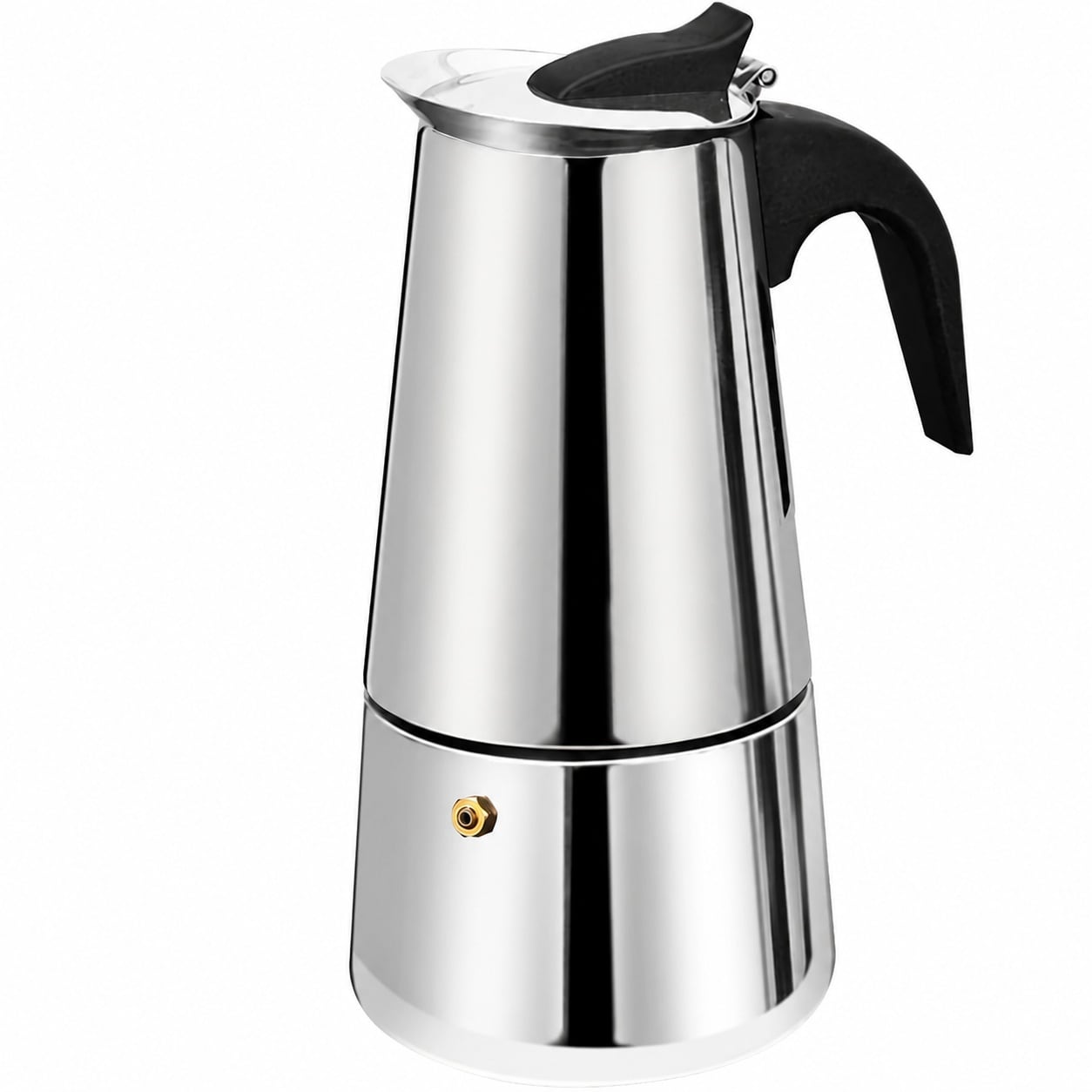 Aoibox -  4 Cup Stainless Steel Stovetop Espresso Maker 200ml Italian Moka Pot Coffee Percolator ...