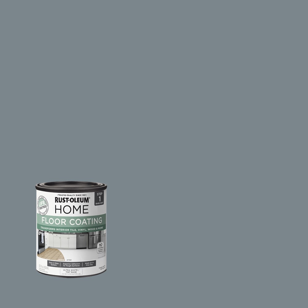 Rust-Oleum 363120T Home Floor Coating French Gray Matte Interior Porch and Floor paint ( 1-quart )