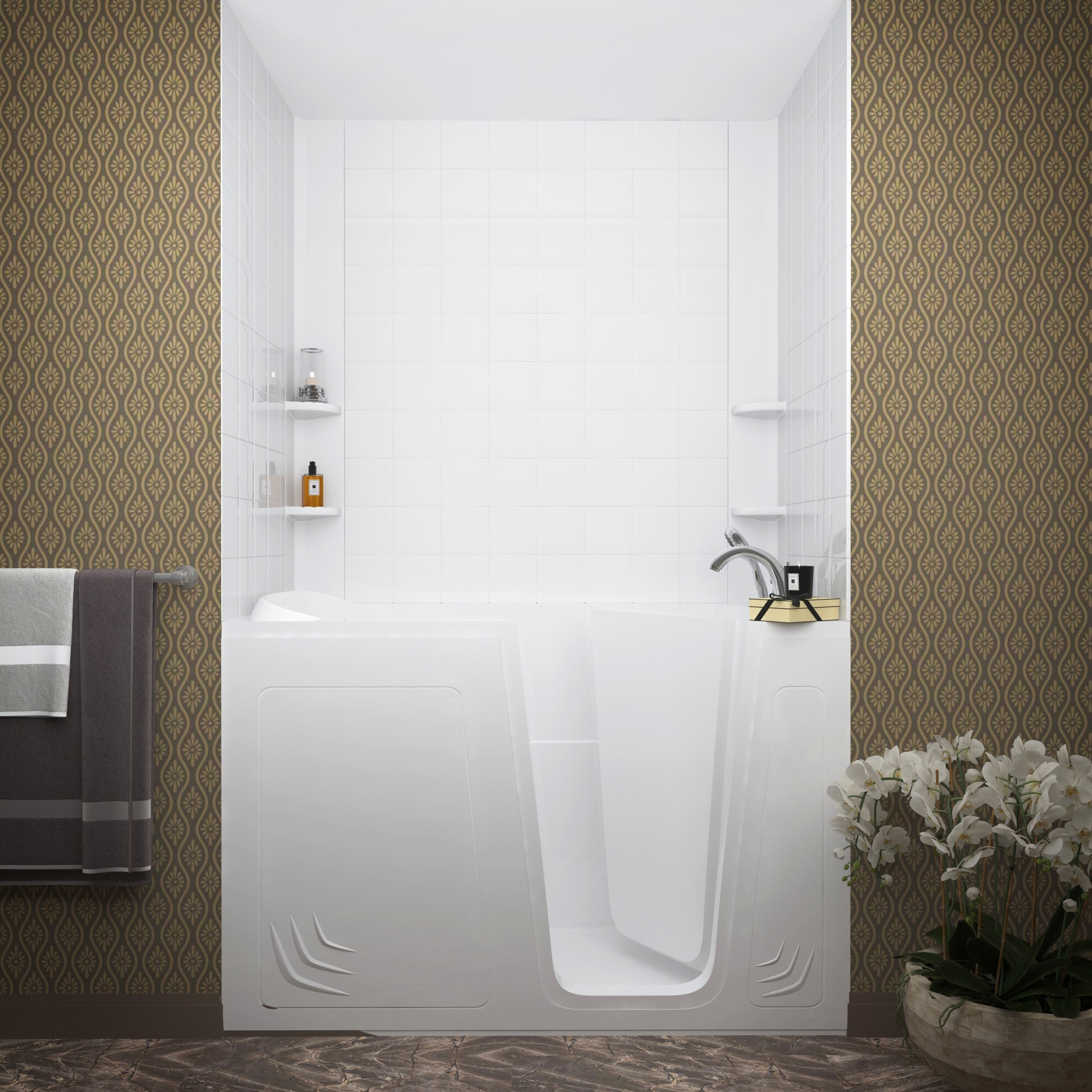 Endurance LSN3260RWDCF Tub-Shower-Combo - View #5