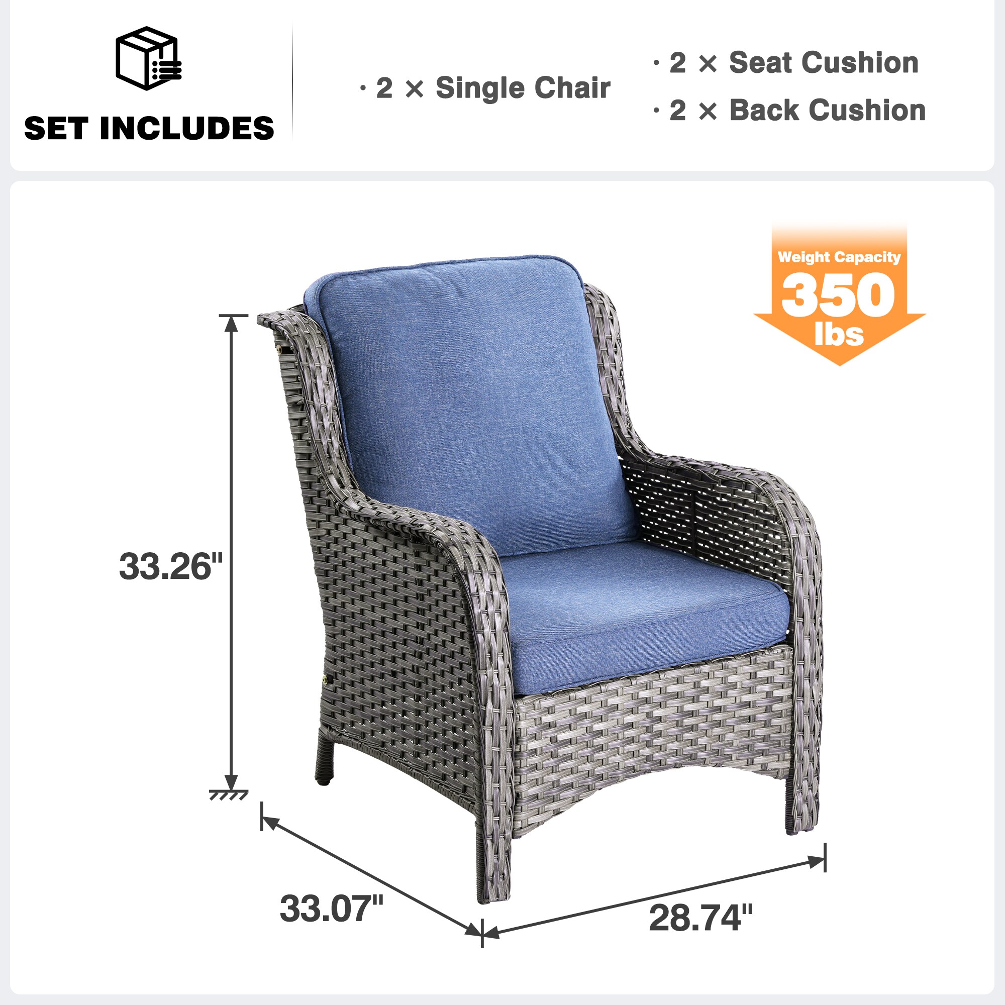 XIZZI GXCT30021 Patio-Chairs - View #7