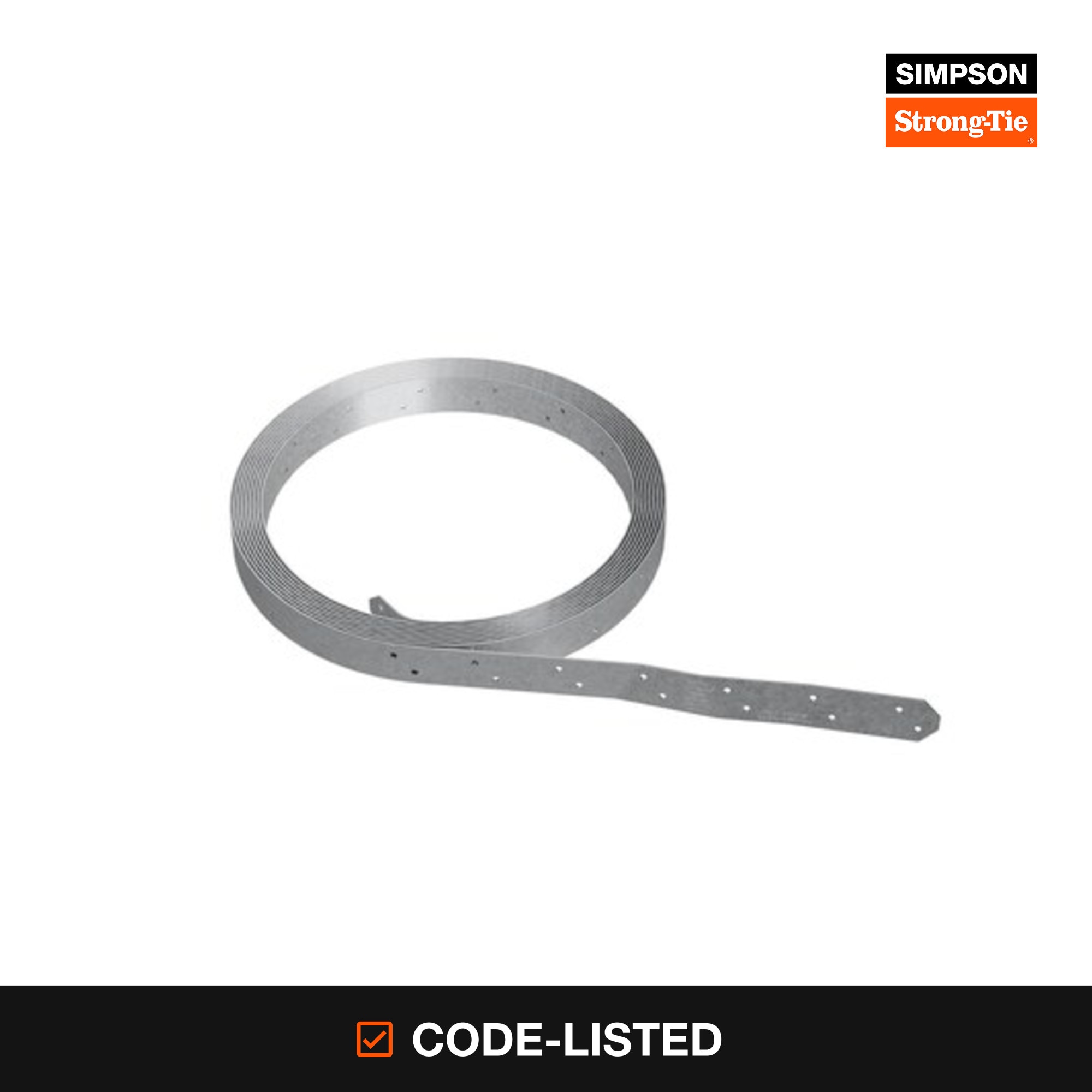 Simpson Strong-Tie 150-ft 16 -Gauge Galvanized Steel Coiled strap Wood to wood