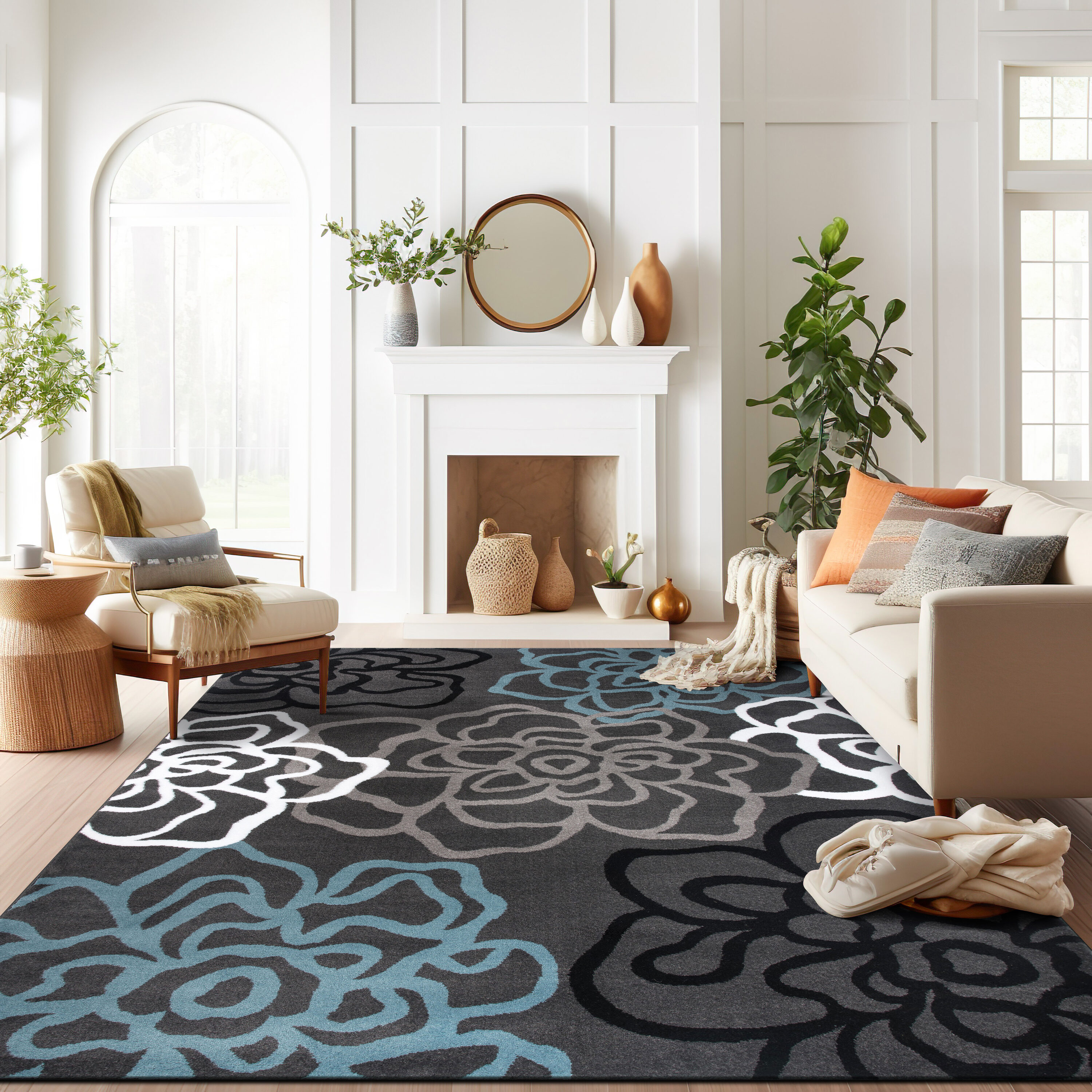 World Rug Gallery 108 D.GRAY 6X9 rugs - View #7