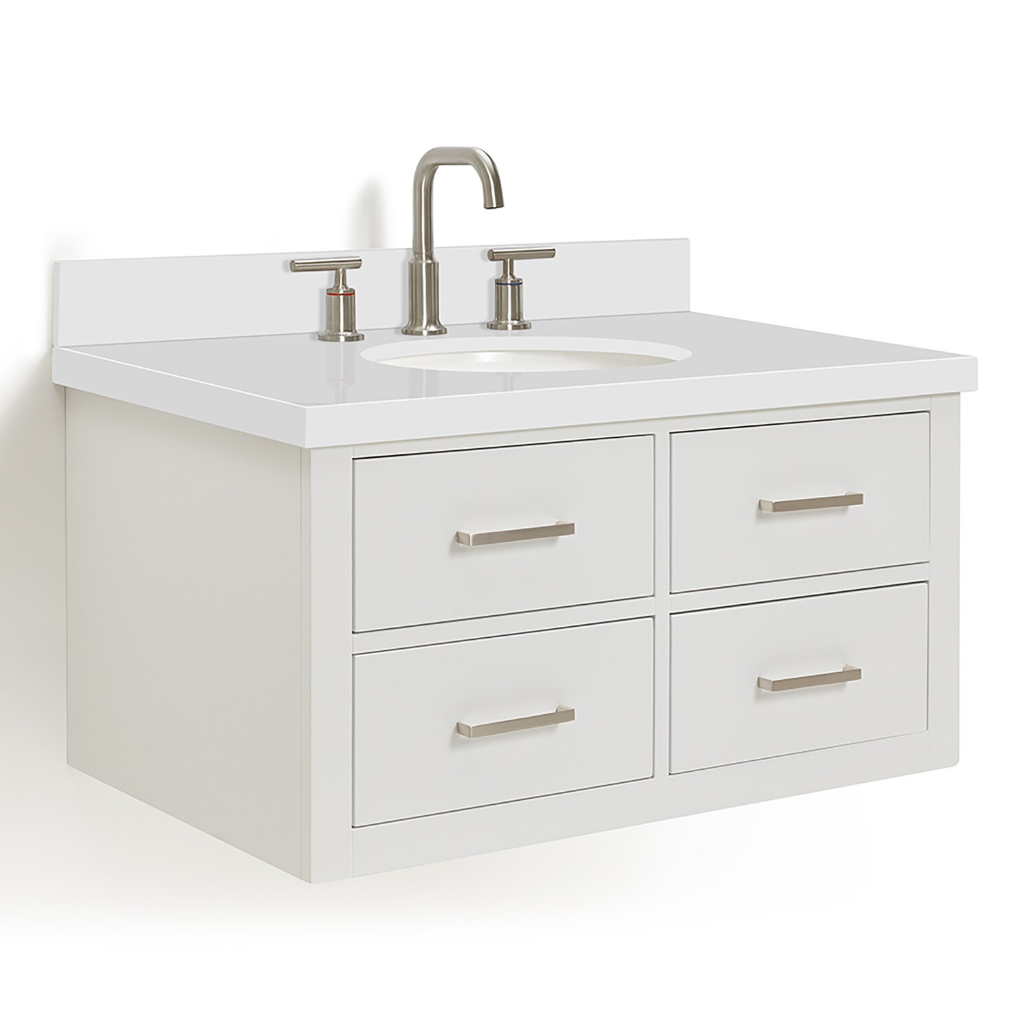 ARIEL W037SWQOVOWHT Bath-Vanity-Combo - View #3