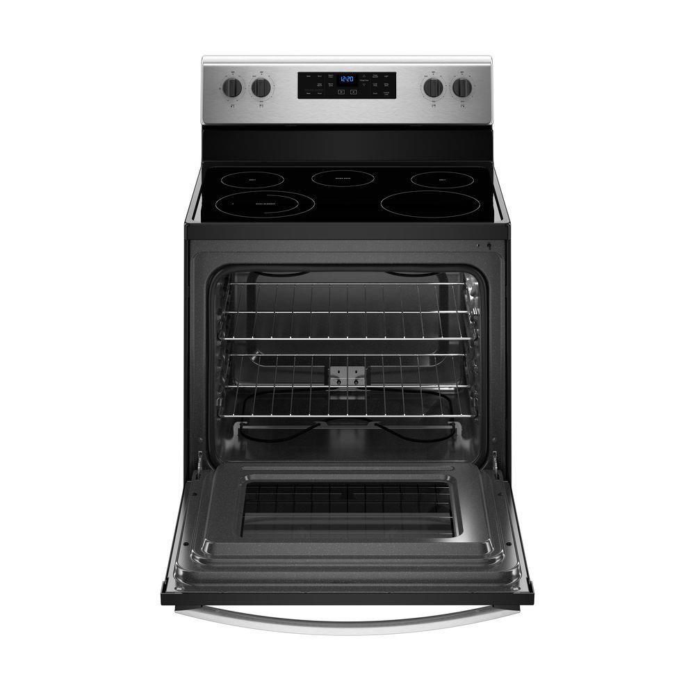 Whirlpool 30-in Smooth Surface 5 Elements 5.3-cu ft Steam Cleaning ...