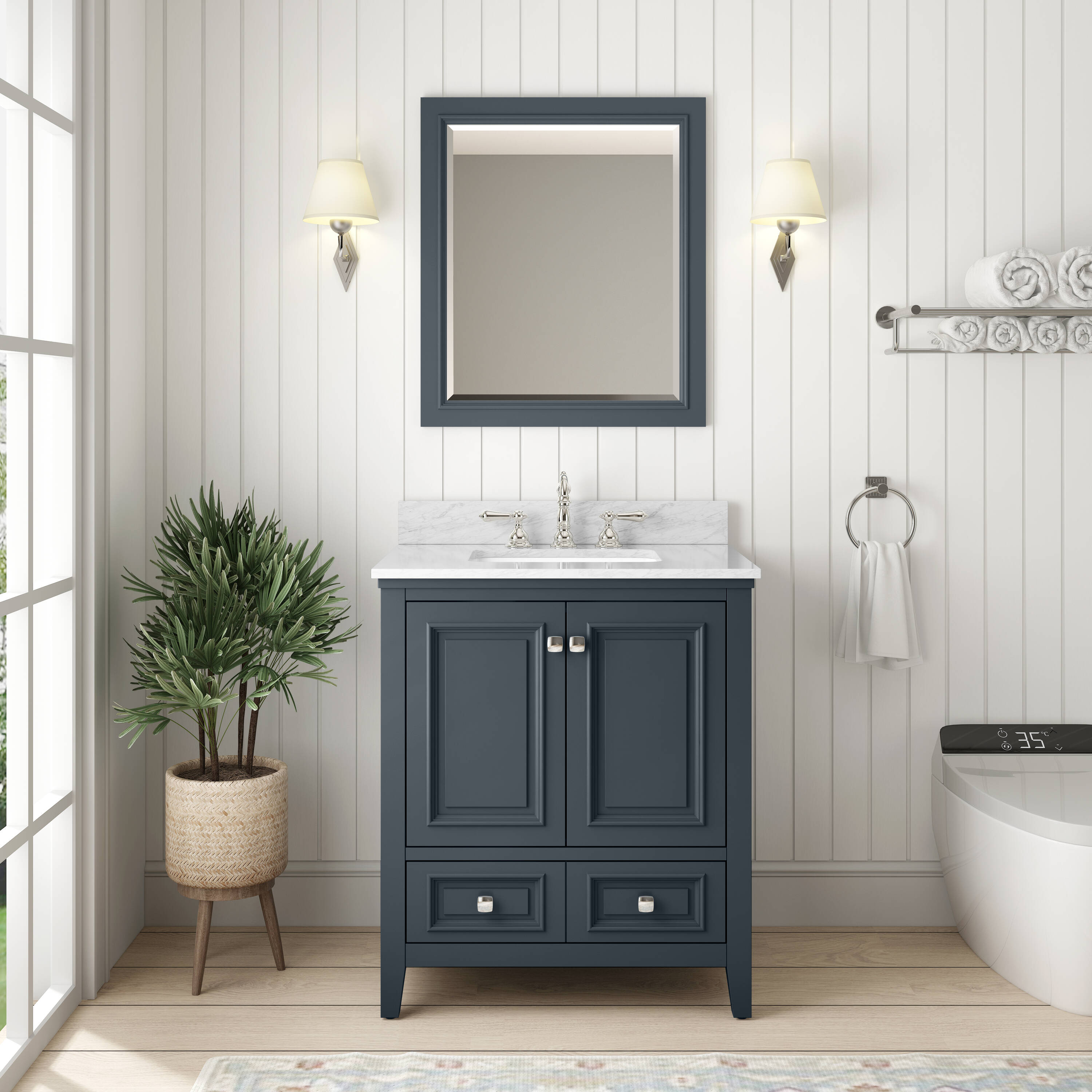 TJAmerican TJ01-28V3022GR Bath-Vanity-Combo - View #9