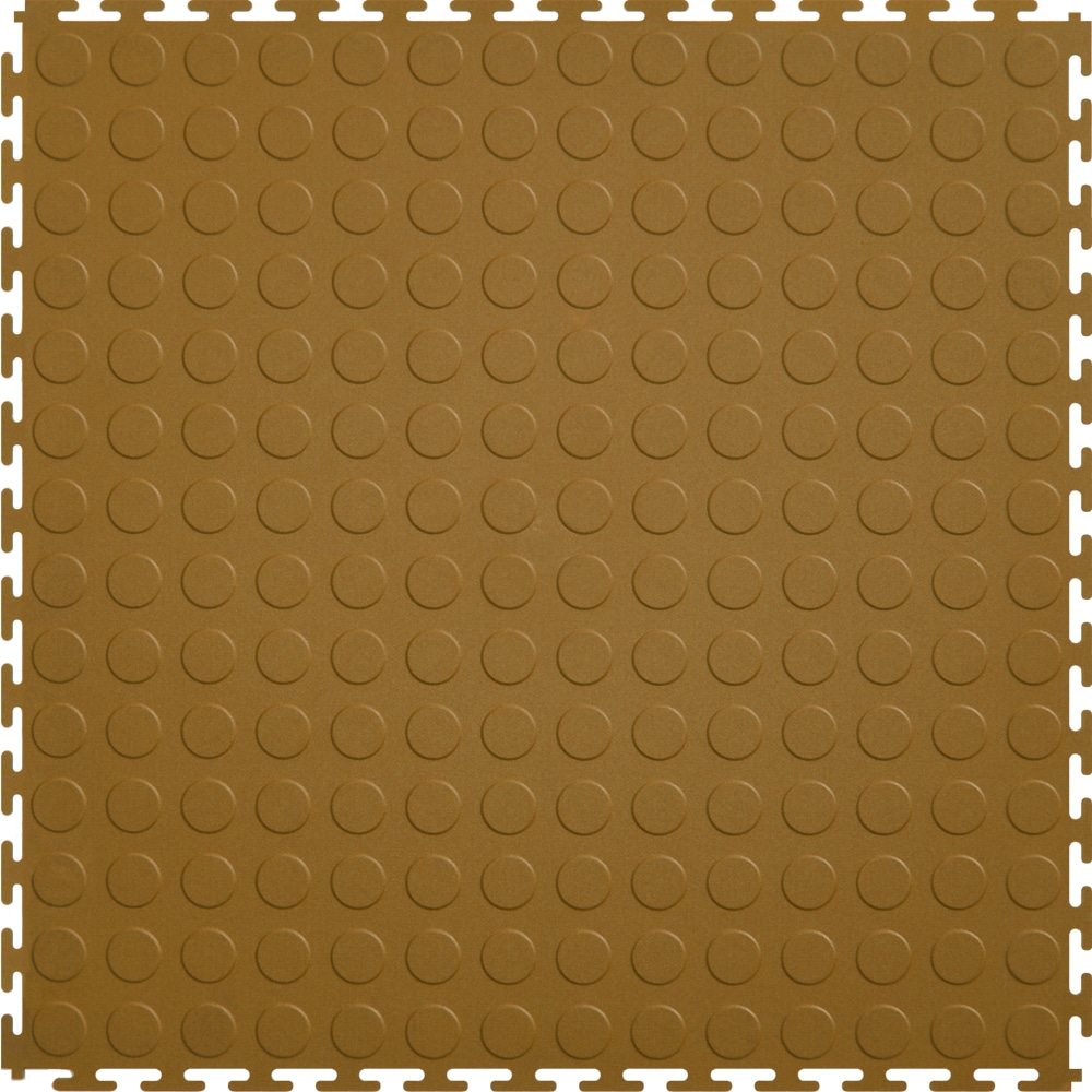 Perfection Floor Tile 20-1/2-in x 20-1/2-in Raised coin PVC Interlocking Garage Floor Tile ( 23.25-sq ft ) 8 -Pack #CN540TN45
