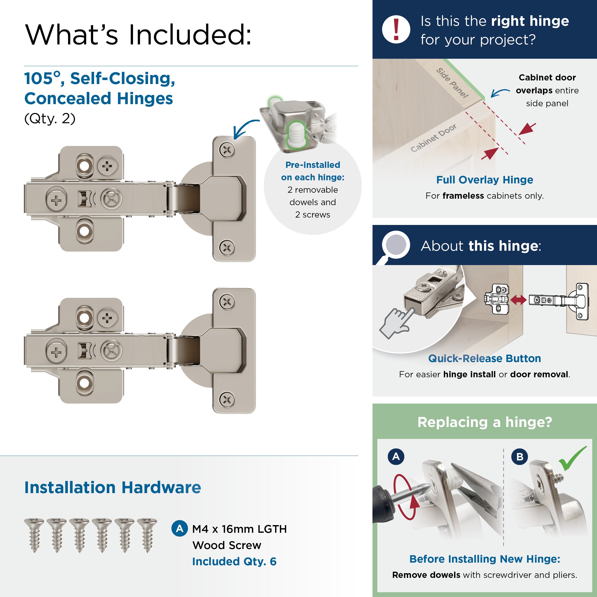 Amerock BP9239SLFR Cabinet-Hinges - View #4