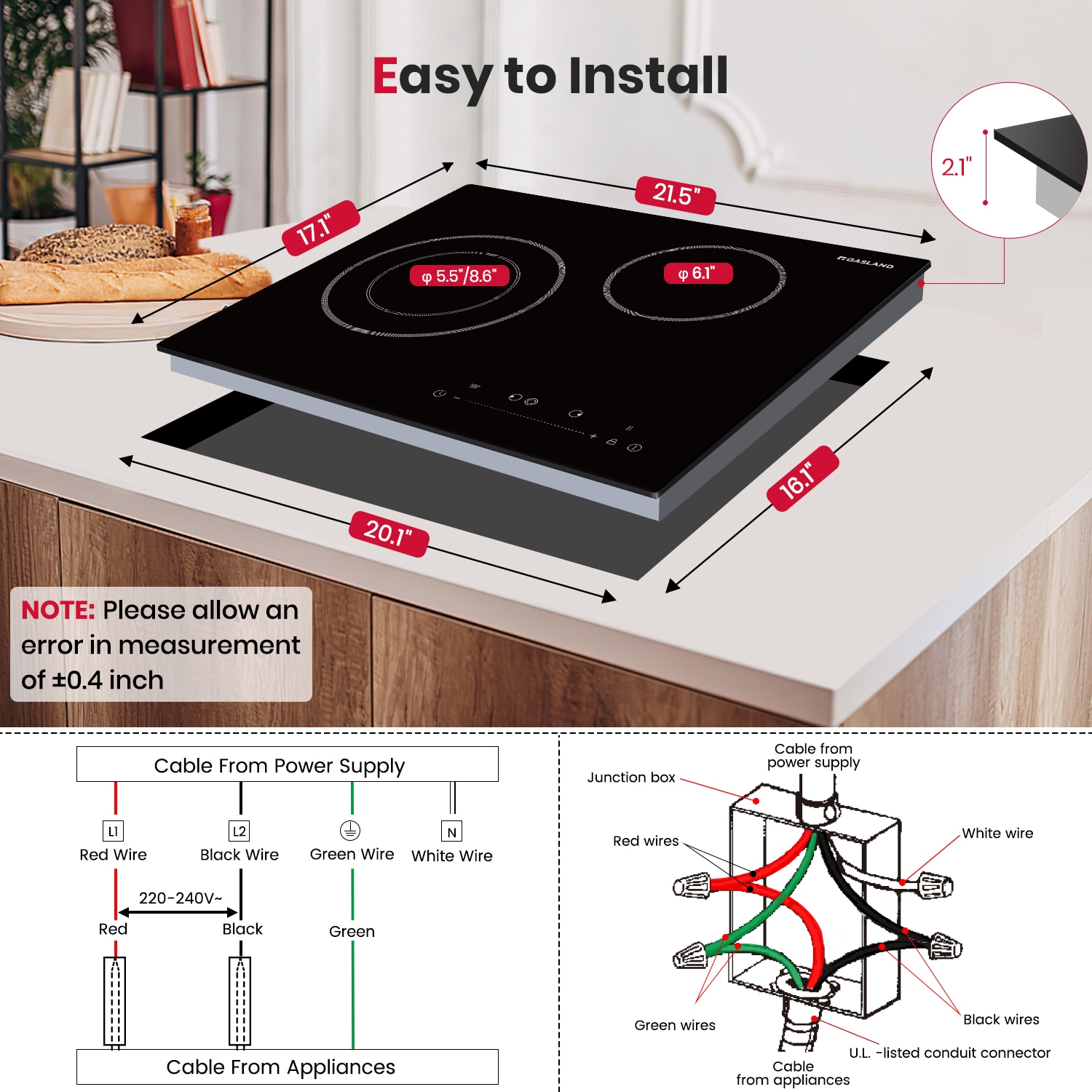 GASLAND PRO CH1212BF Elec-Cktp - View #2