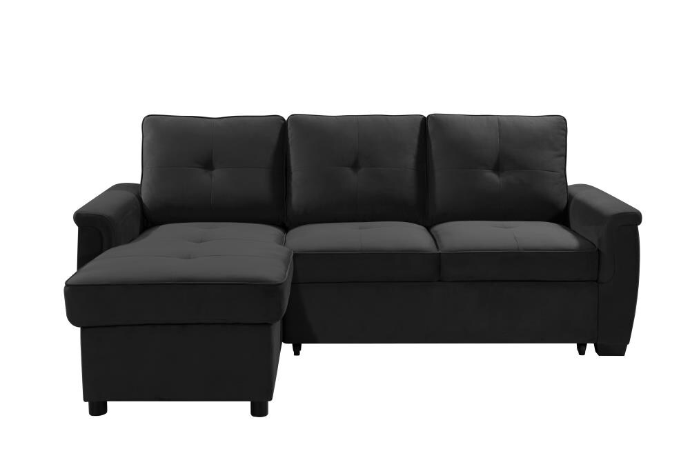 Serta 90.5-in Casual Ash Polyester/Blend 3-seater Sectional in the ...