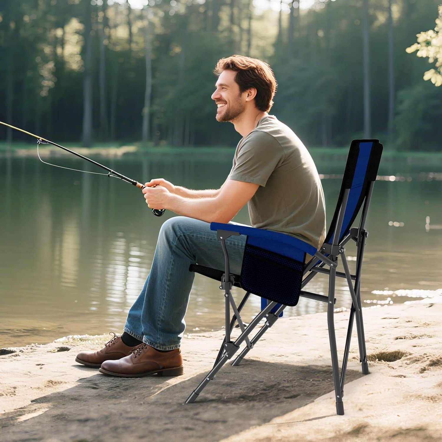 Costway CSHY001736 Beach-Camping-Chairs - View #5