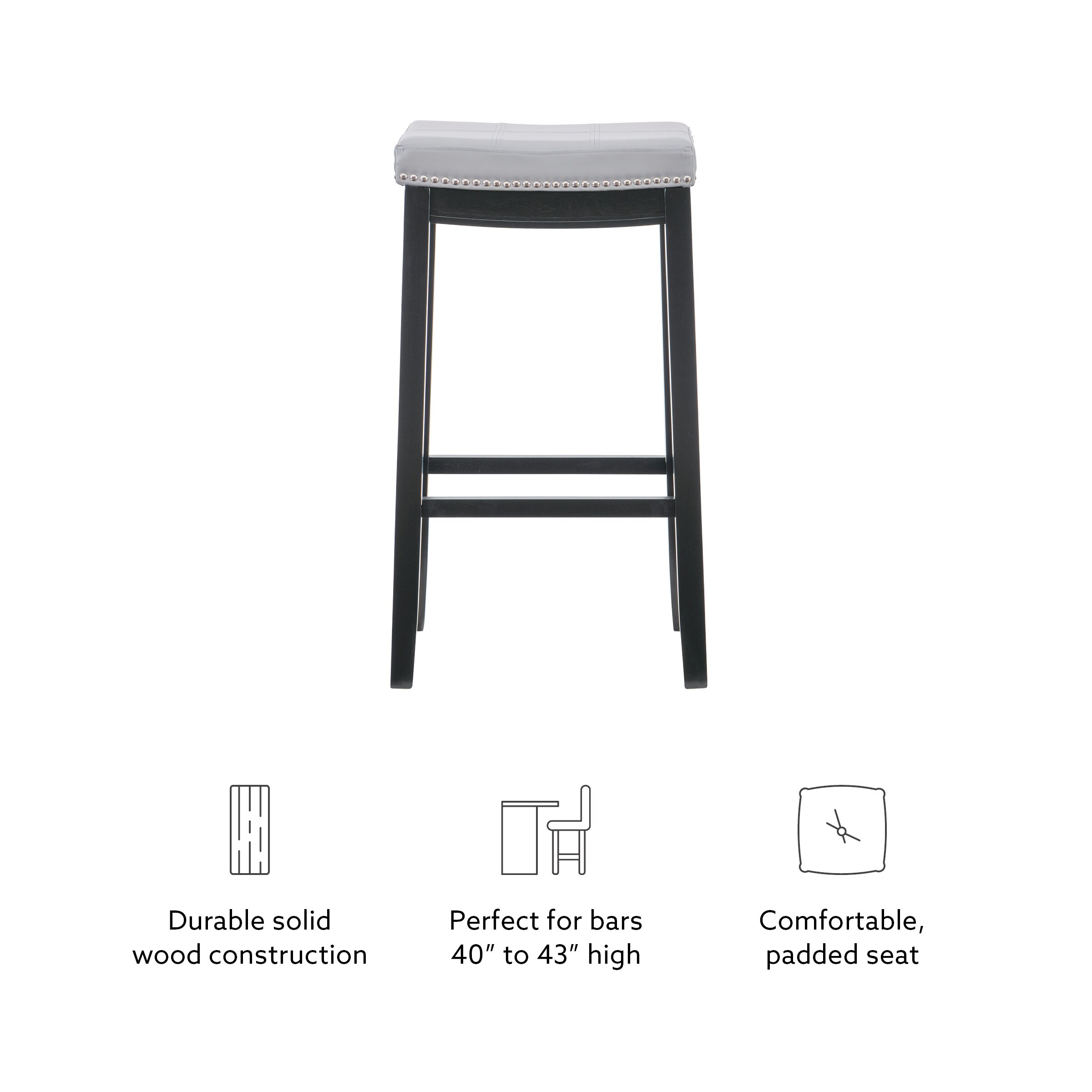 Linon BS219GRY01U stools - View #14