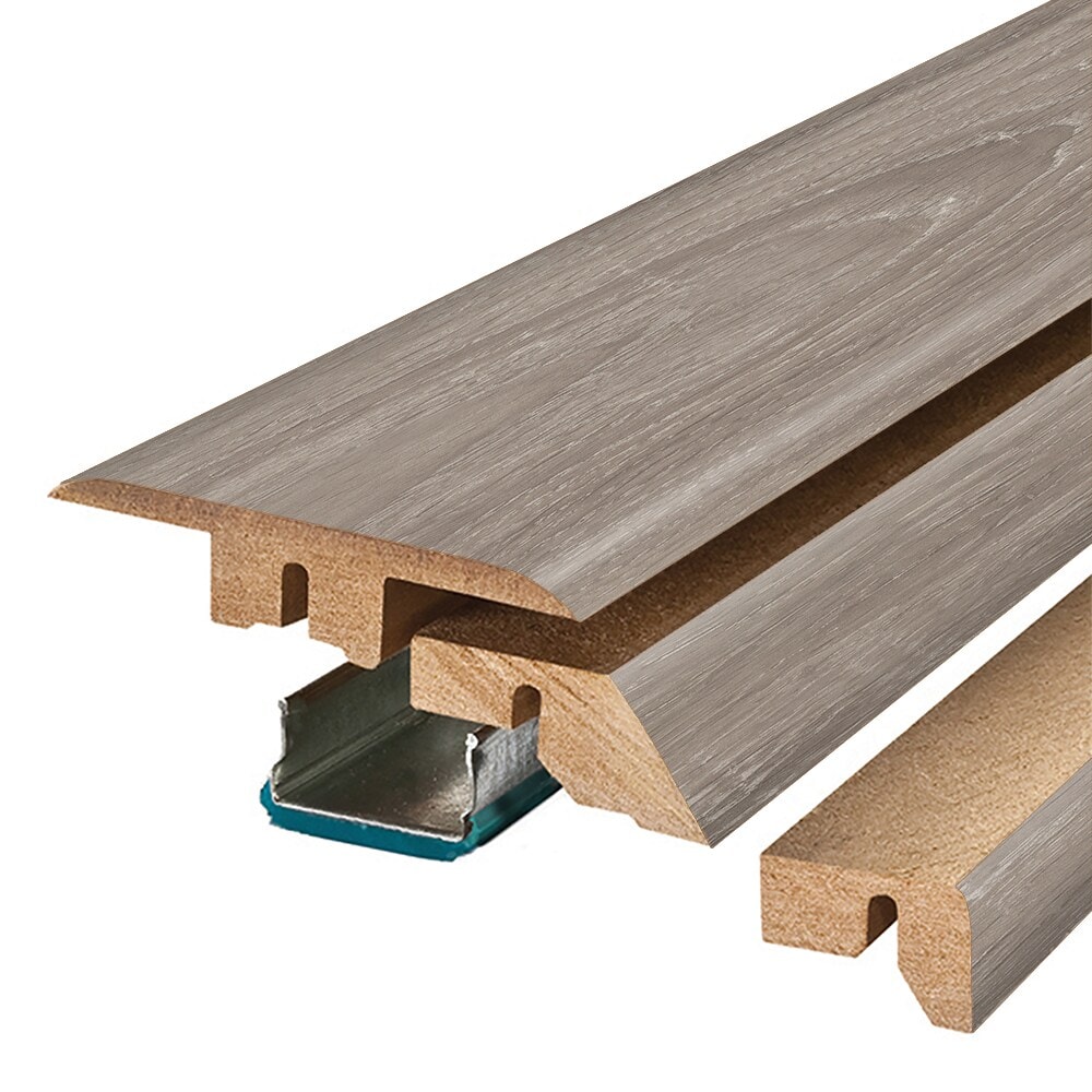 Project Source M4N1S-06964 Hanford Prefinished 0.75-in T x 2.37-in W x 78.7-in L Laminate wood Multi-purpose Floor Moulding