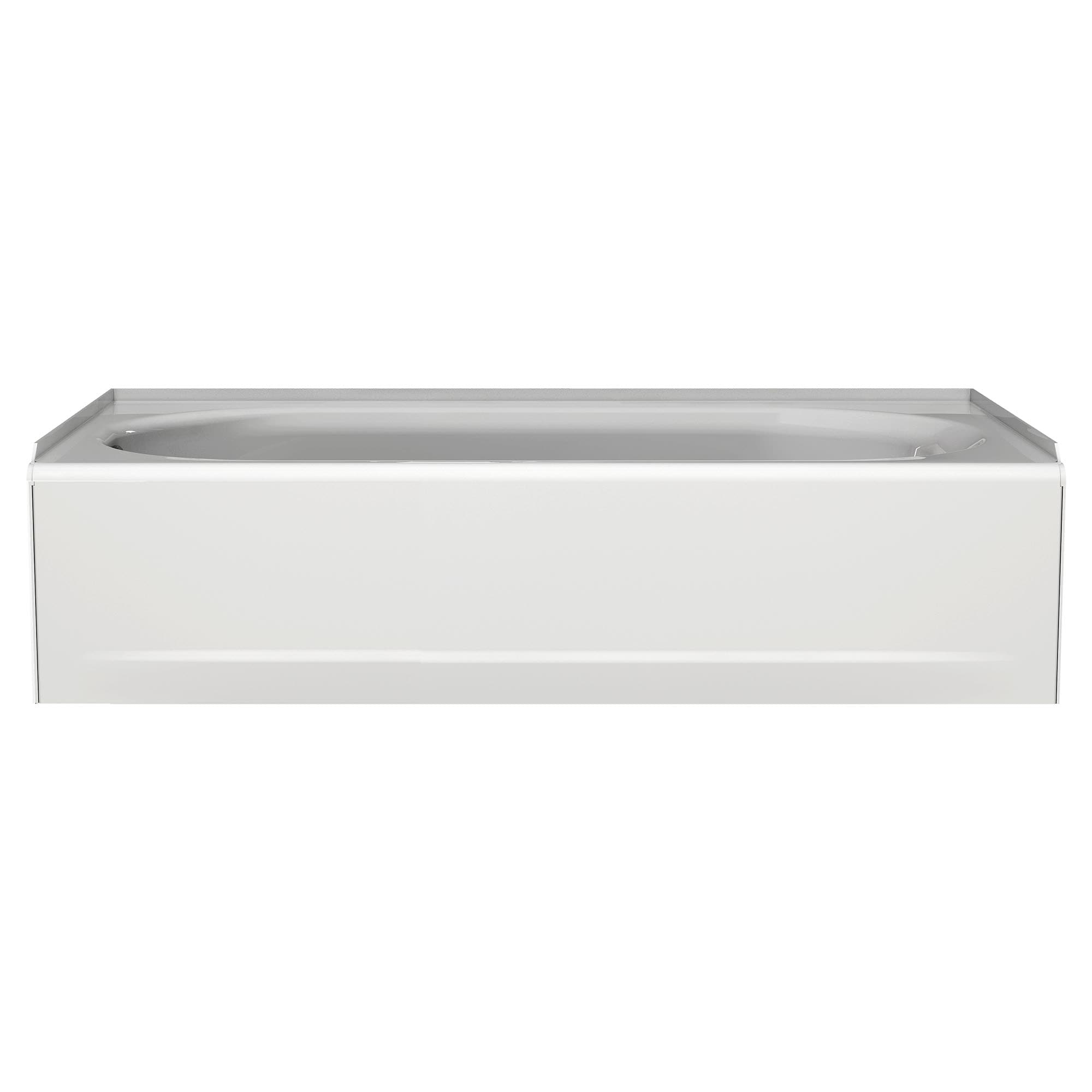 Princeton 60'' White Cast Iron Alcove Soaking Bathtub