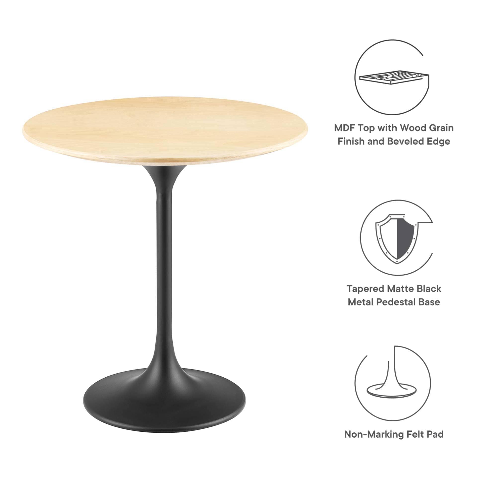 Modway EEI-5689-BLK-NAT End-Tables - View #2