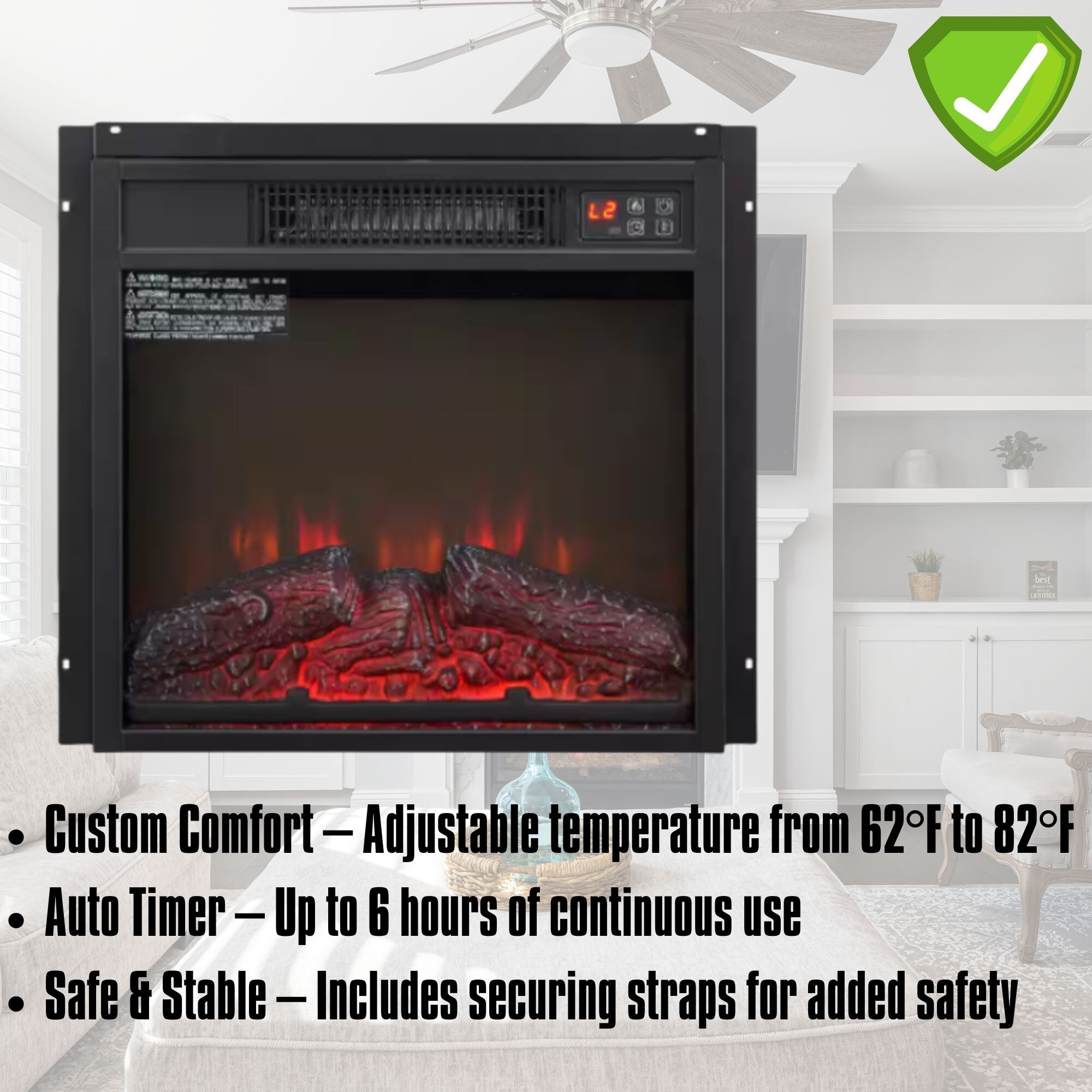 ToolCat BZ-3-179-SN Electric-Fireplaces - View #2