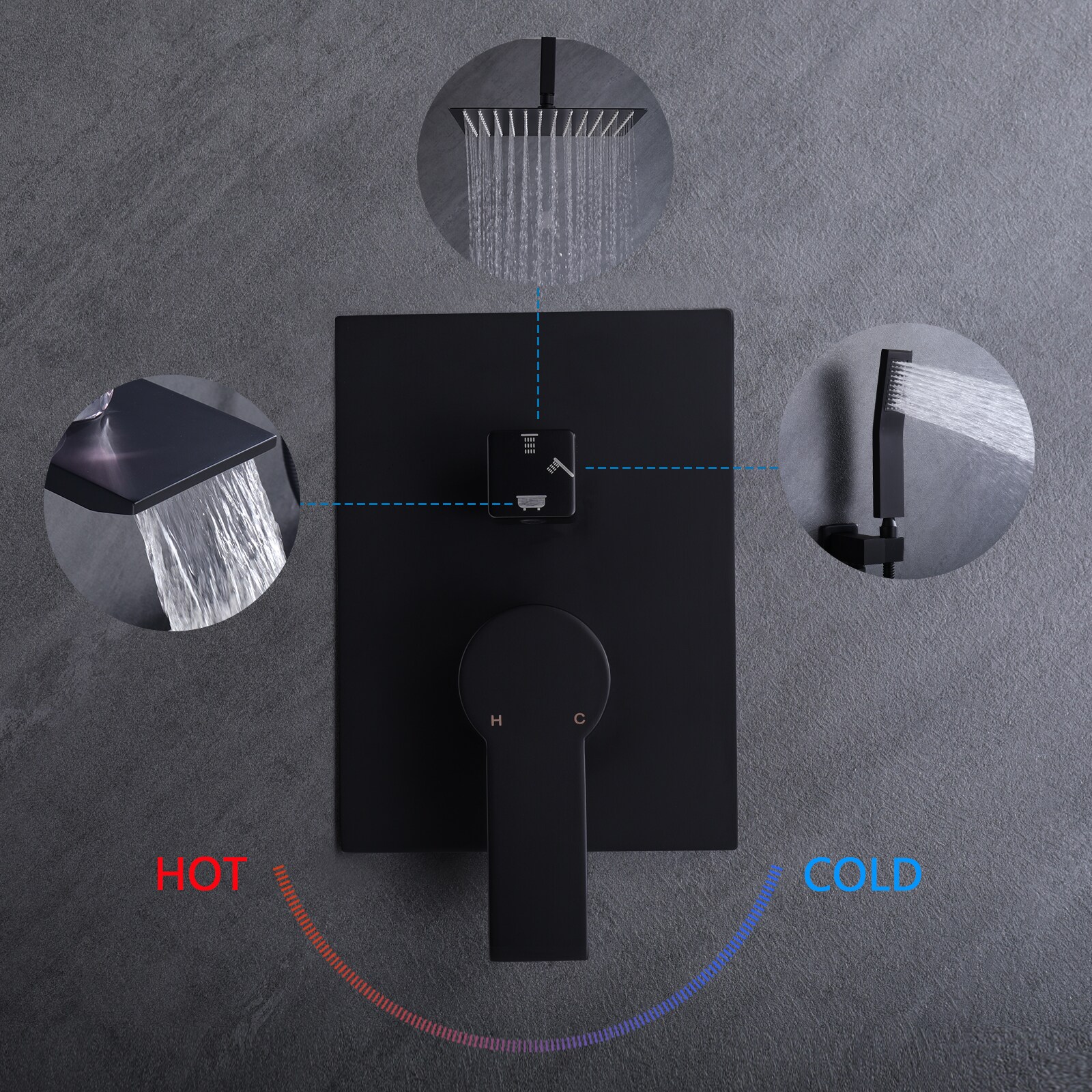 LOVMOR SF-J-W121749907 Tub-Shower-Faucets - View #3