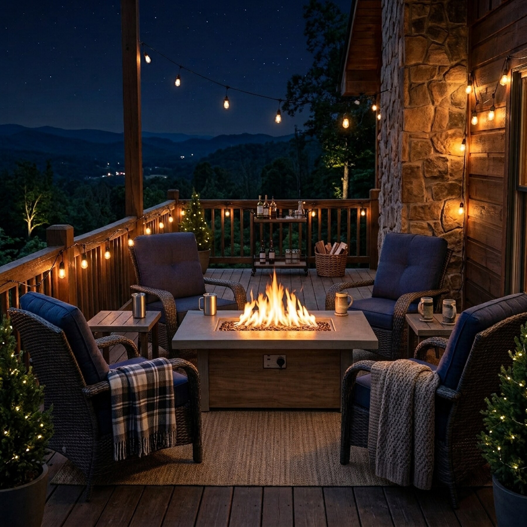 SINOFURN SYA640165BK Outdoor-Gas-Firepits - View #2