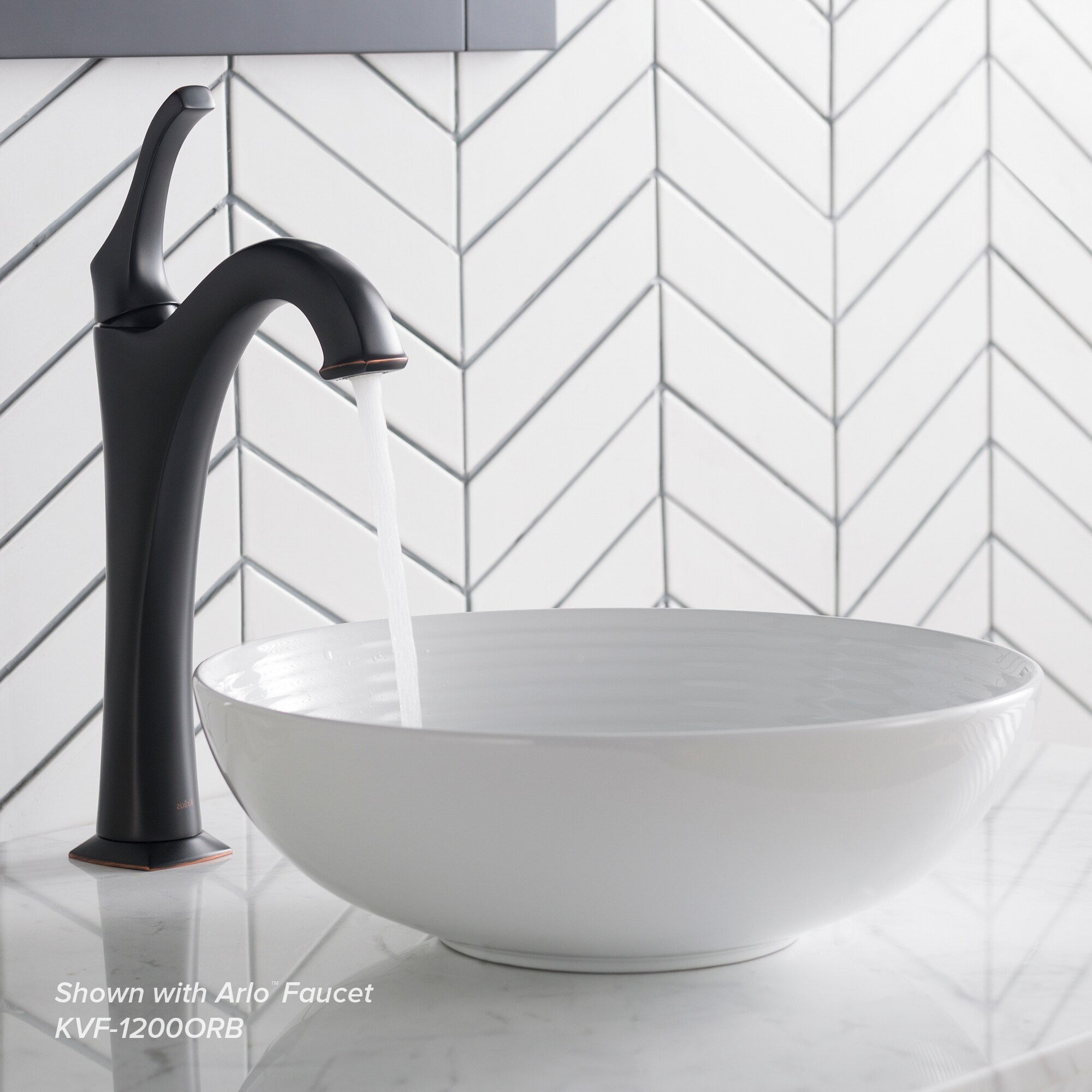 Kraus KCV-204GWH Bath-Sink - View #3