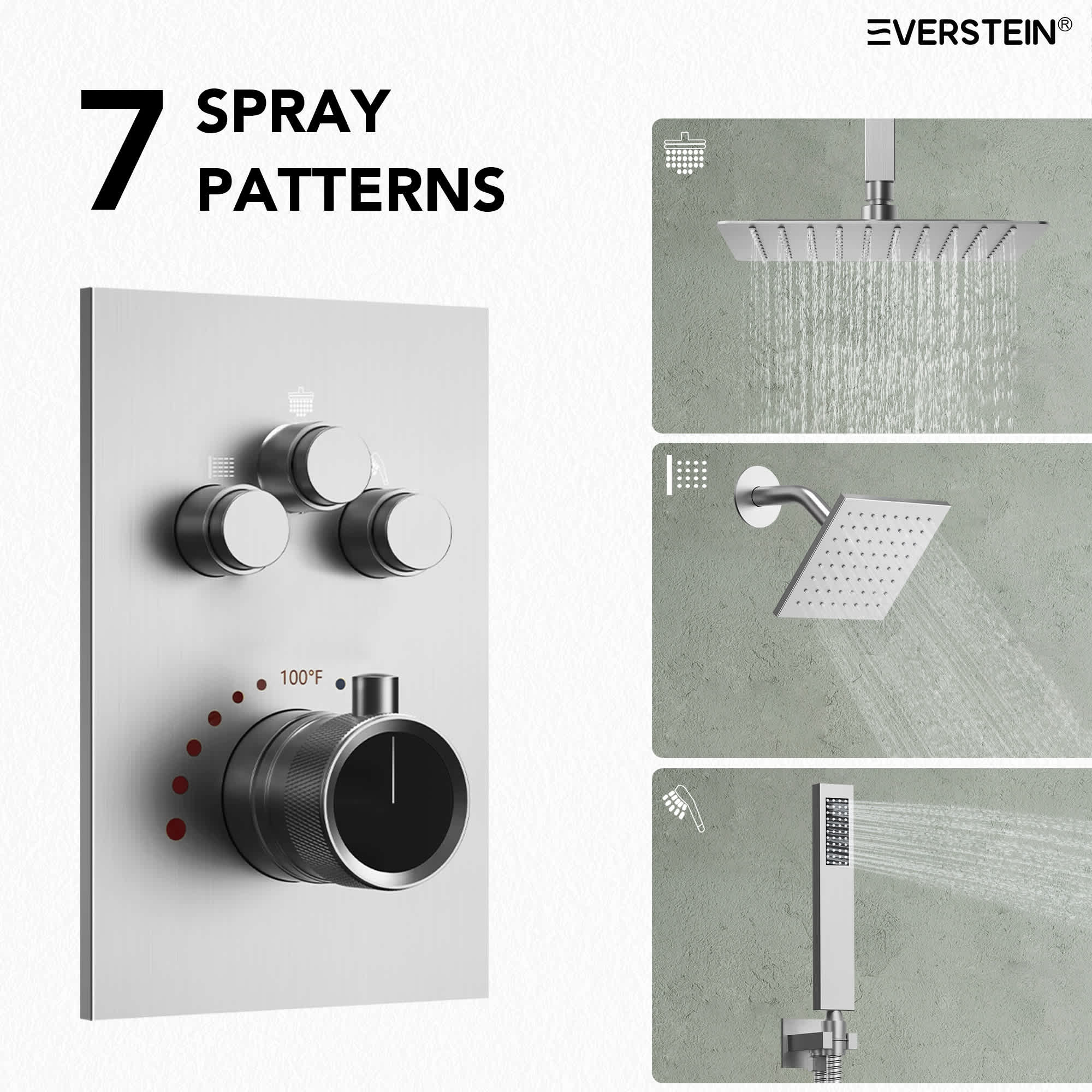 EVERSTEIN SFS1007-NK12 Tub-Shower-Faucets - View #3