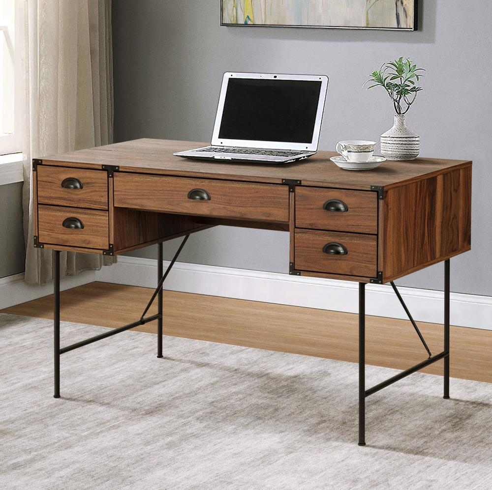 Saint Birch Bombay 47.3-in Brown Modern/Contemporary Writing Desk at ...