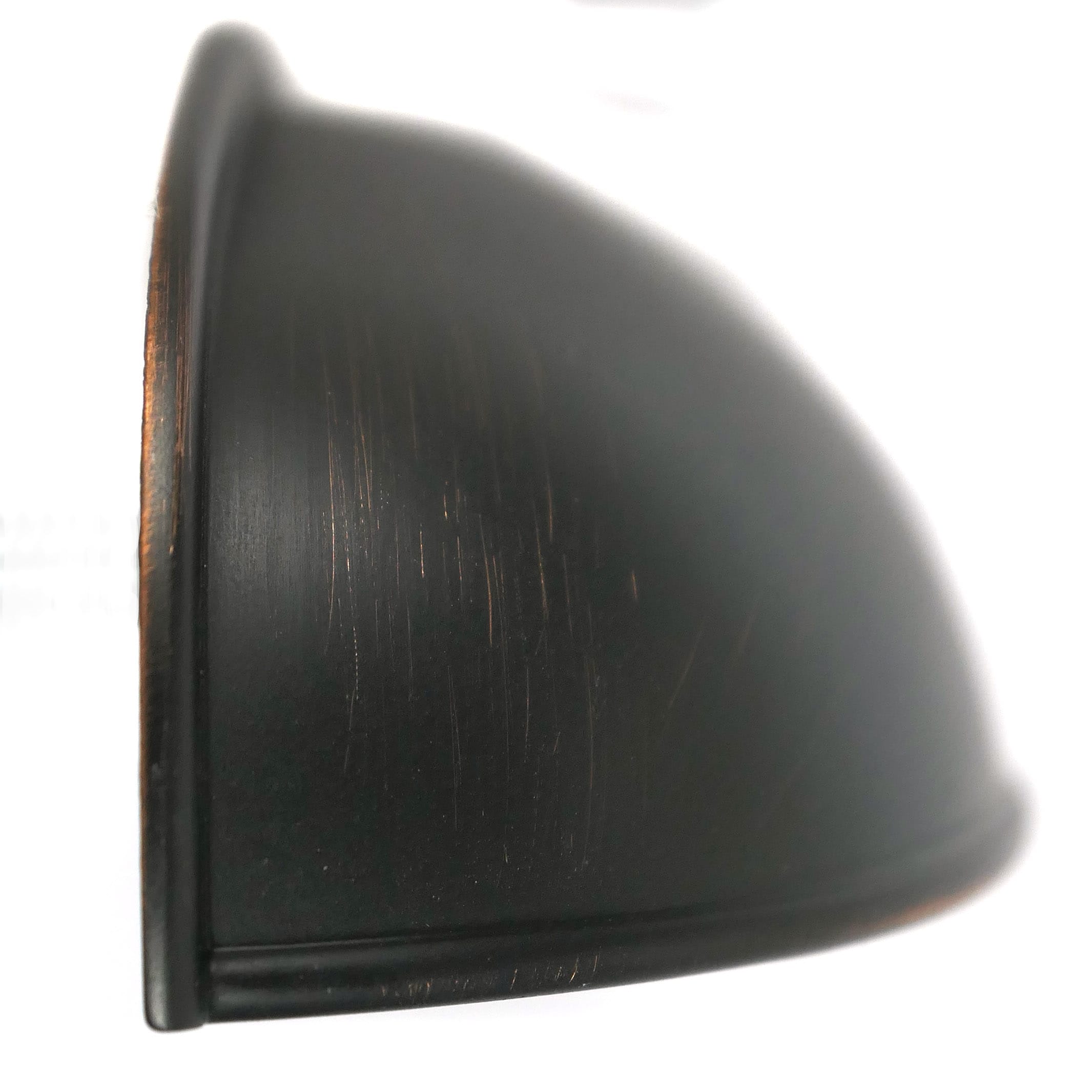Oil Rubbed Bronze Modern Cup Pull Handle with Mounting Hardware