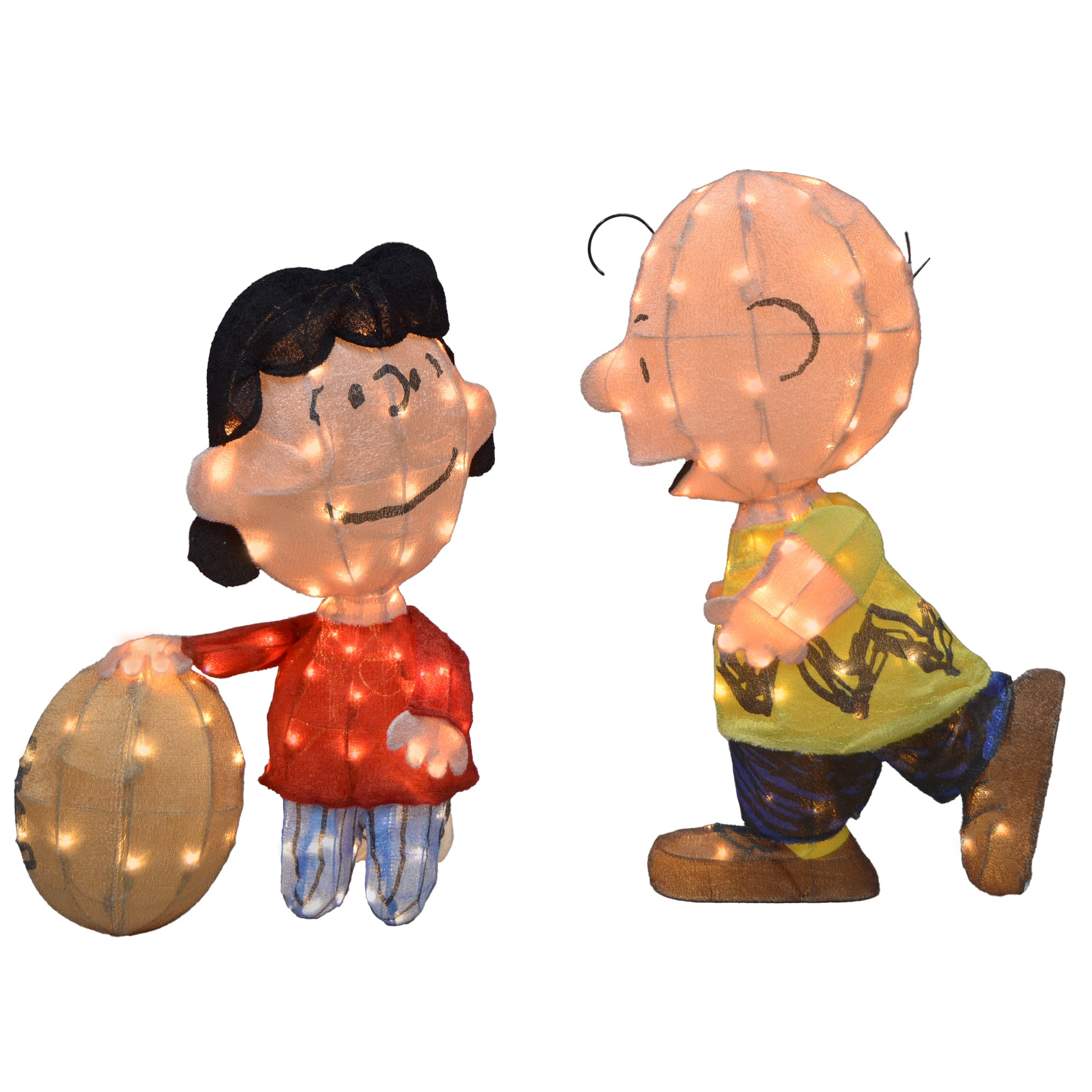 ProductWorks PW-76347 2.67-ft Yard stake Lighted Peanuts Worldwide Peanuts Charlie Brown Yard decoration