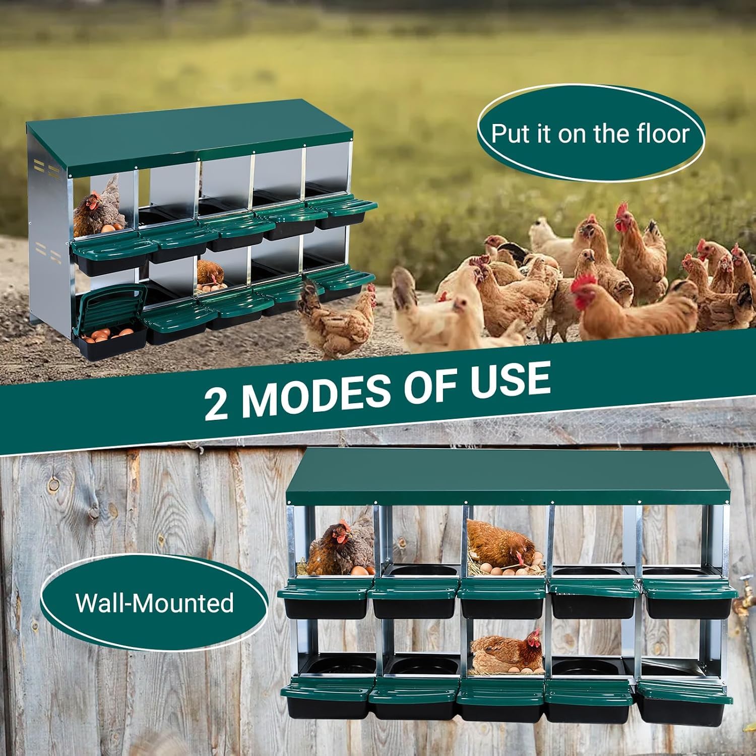Garvee LYU01PHO-15FEBJQY Chicken-Coops-Rabbit-Hutches - View #5