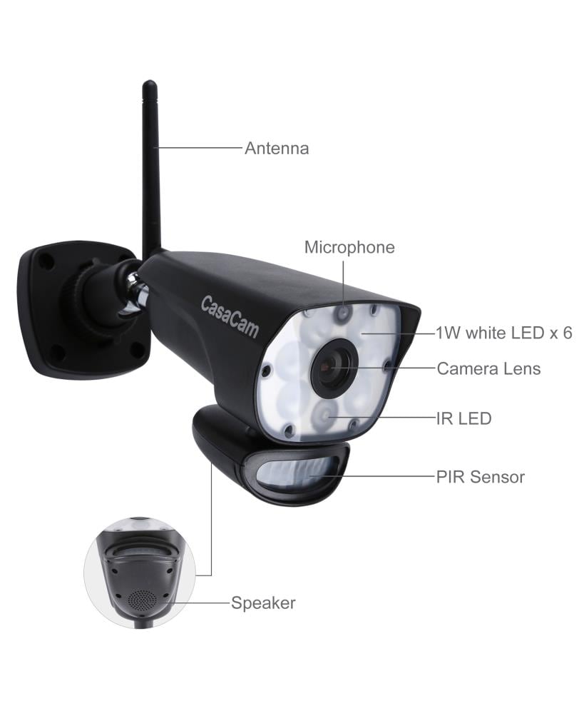 CasaCam VC1000 Security-Cameras - View #2