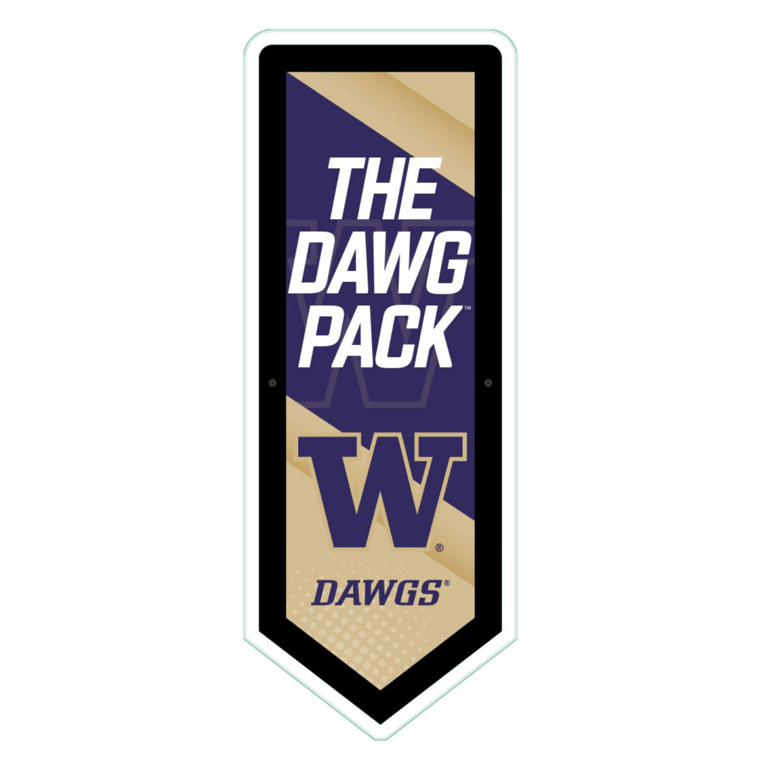 Evergreen 8LED941PEN Washington Huskies 8.87-Inches W x 23-Inches H Acrylic Sports Wall Phrases Wall accent
