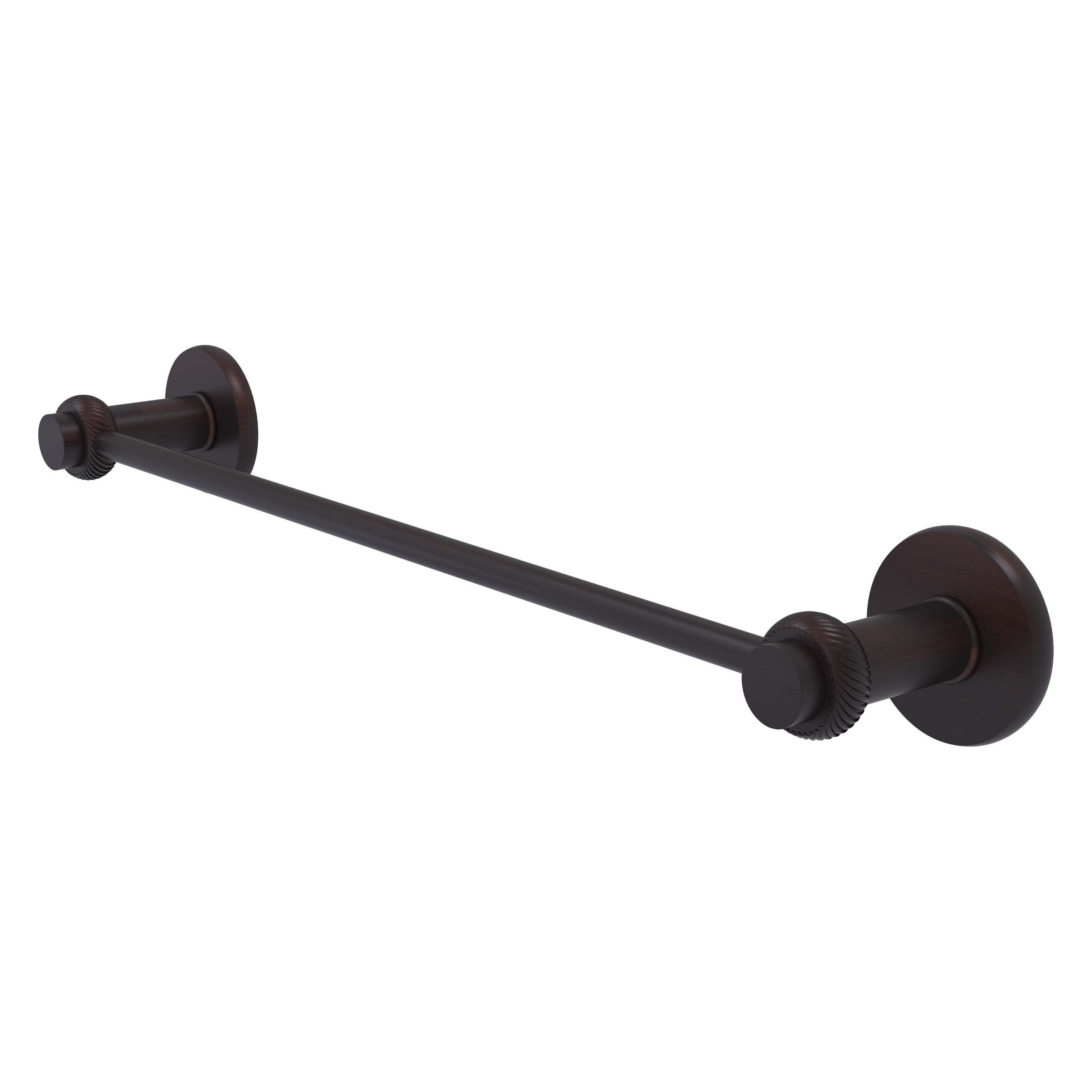 Allied Brass 931T/18-VB Mercury 18-in Venetian Bronze Wall mount Single Towel Bar