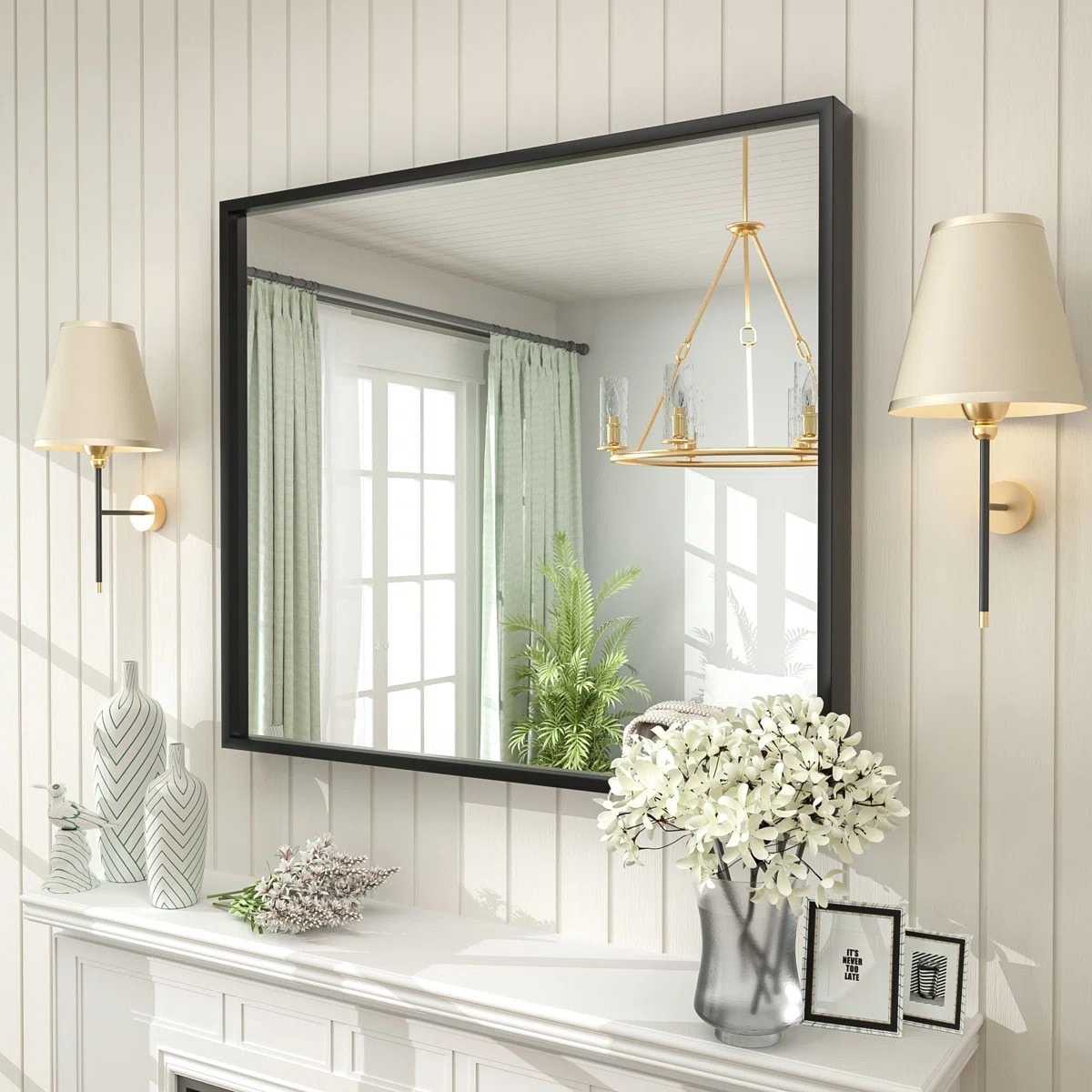 Blisstyle LANYBSOKV Framed-Bath-Mirrors - View #4