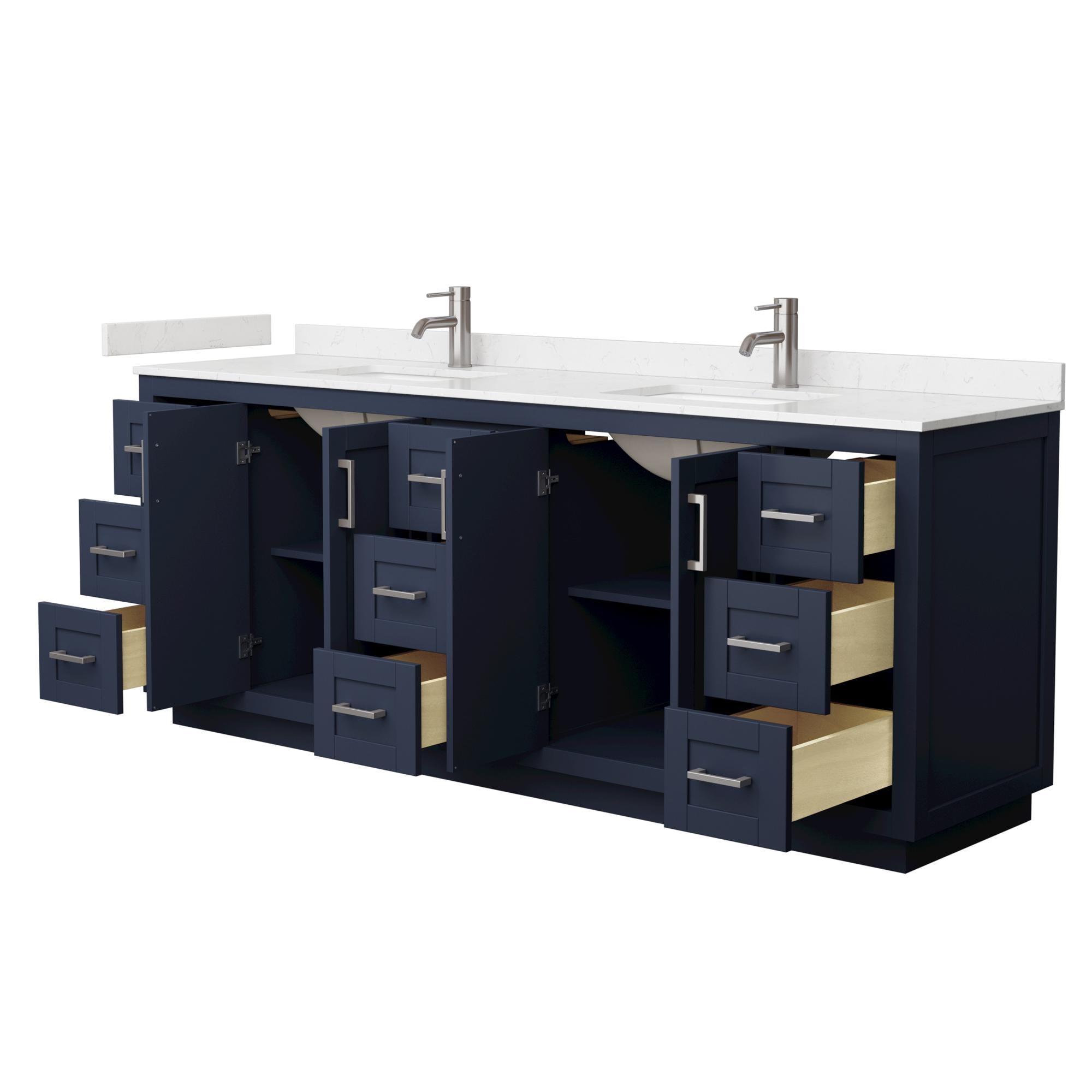 Wyndham Collection WCF292984DBNC2UNSMXX Bath-Vanity-Combo - View #3