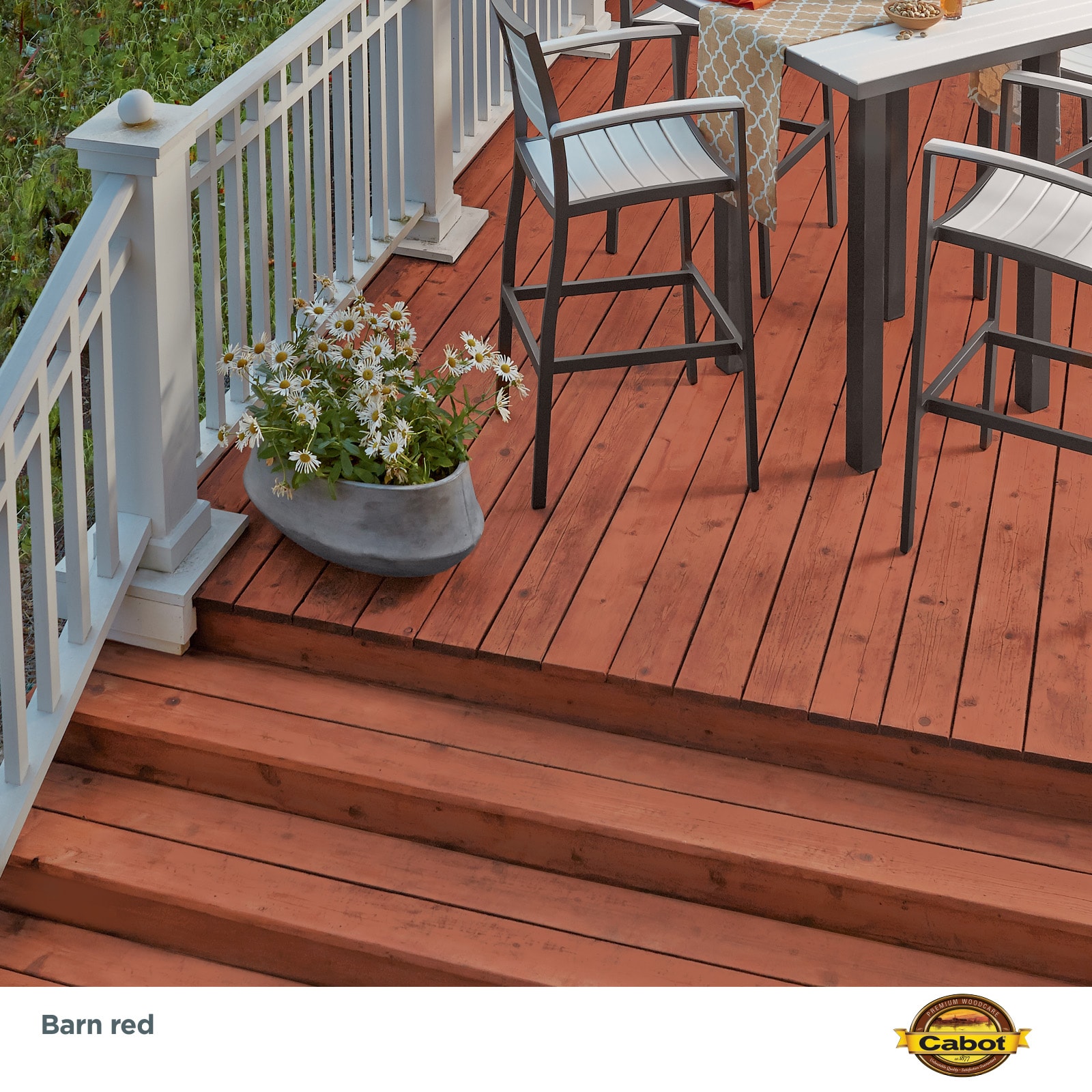 Cabot Barn Red Semi-solid Exterior Wood Stain and Sealer (1-Gallon) in the  Exterior Stains department at