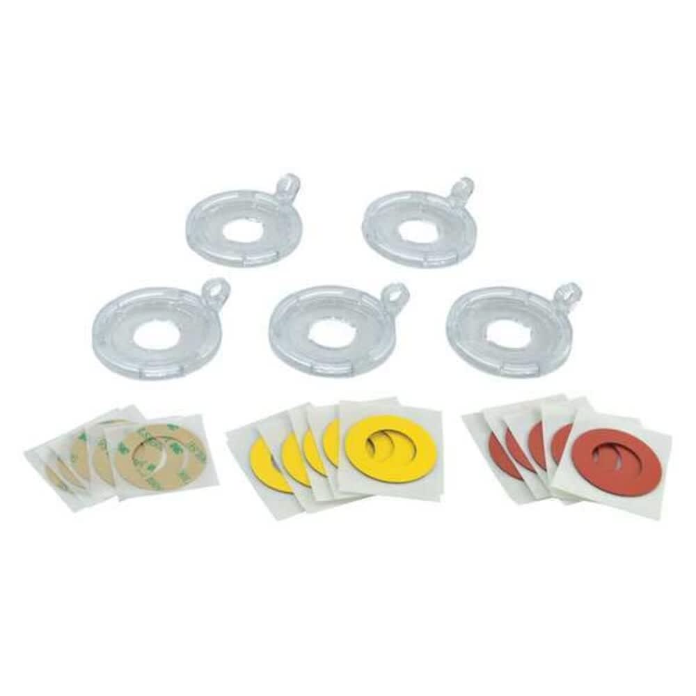 Brady  Push Button Lockout Base Clear Plastic 1 Max. No. of Padlocks 69/250 in Max. Shackle Dia.