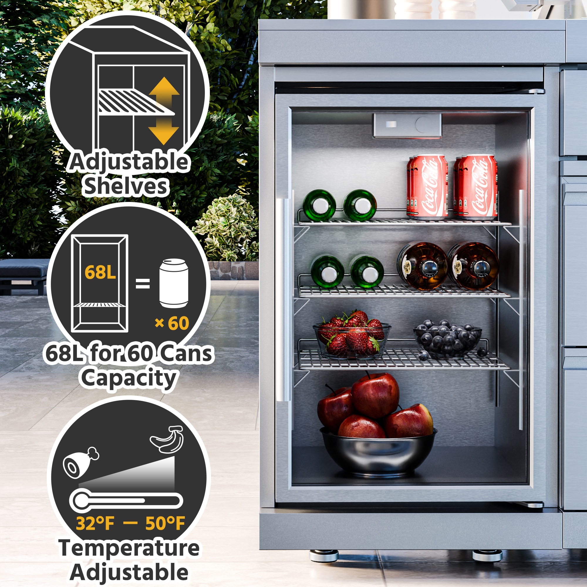 ES-DIY YC-W3103-4SL Modular-Outdoor-Kitchens - View #7