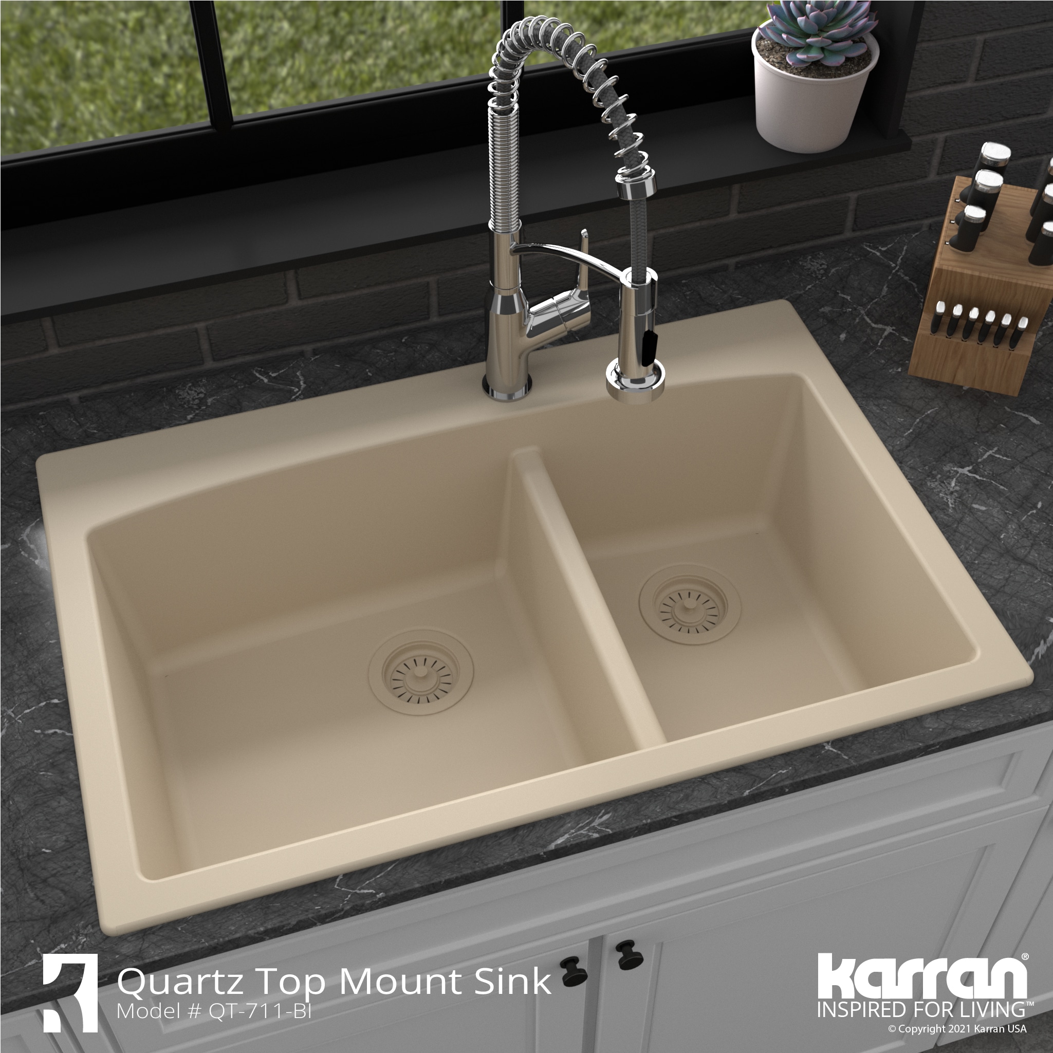 Karran QT-711-BI Kitchen-Sinks - View #6