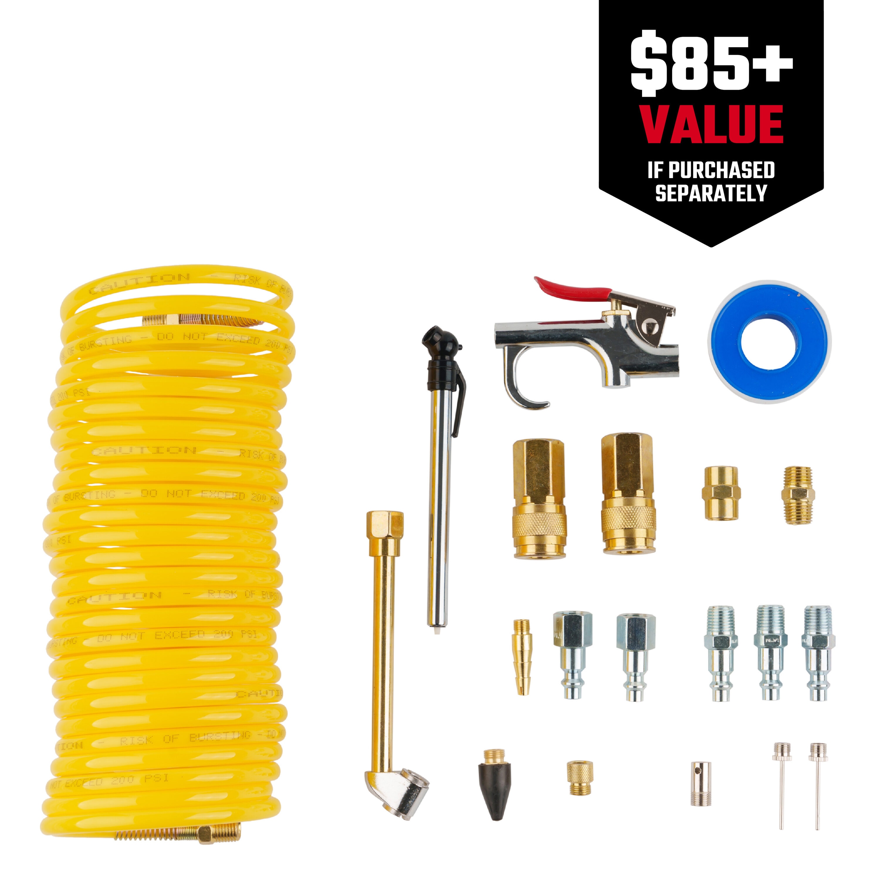 Air Compressor Kit With 13 pc Accessory Kit (6 gal)