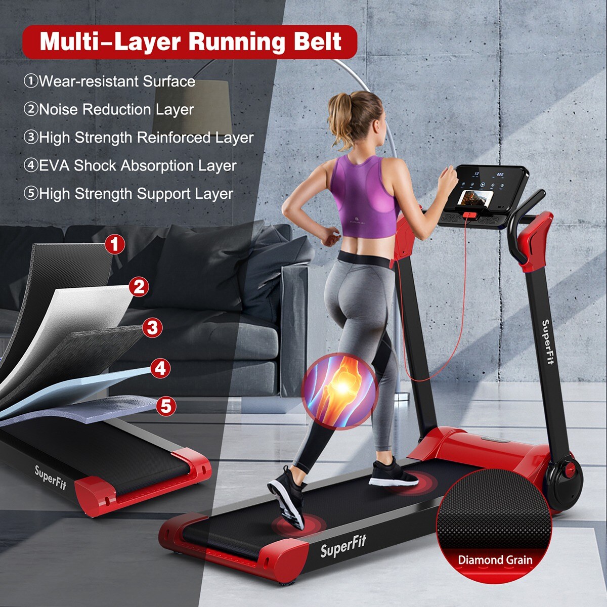 Costway CSHY000989 treadmills - View #4