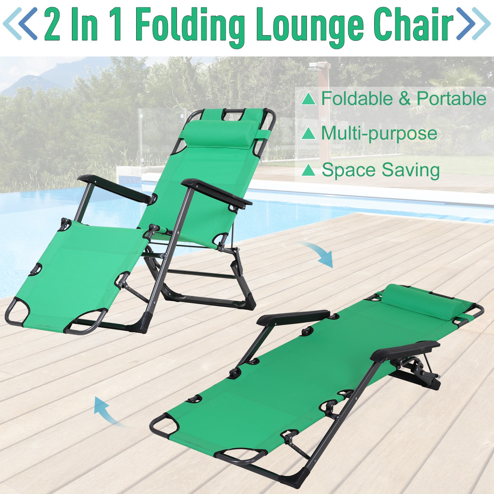 Lowes folding deals lounge chair