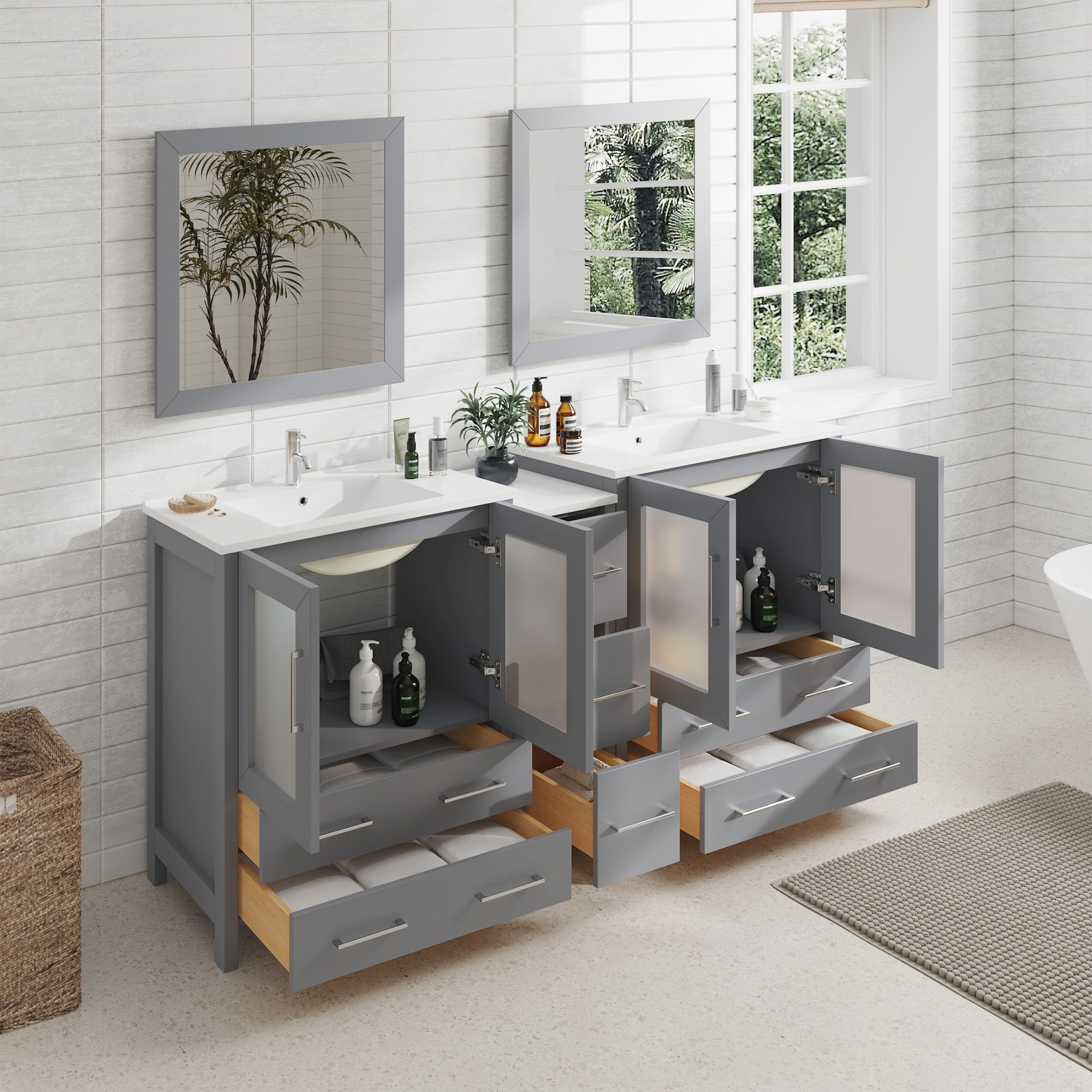 Vanity Art VA3030-72G Bath-Vanity-Combo - View #3