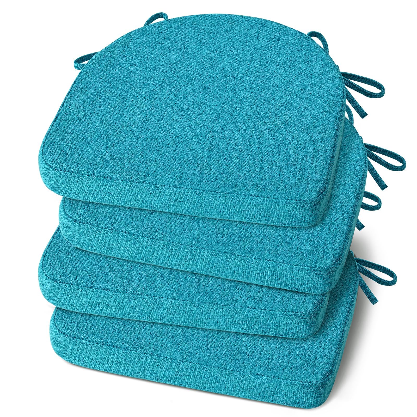 CYQBD Dining Chair Cushions Non-slip Kitchen Ties Washable Cover
