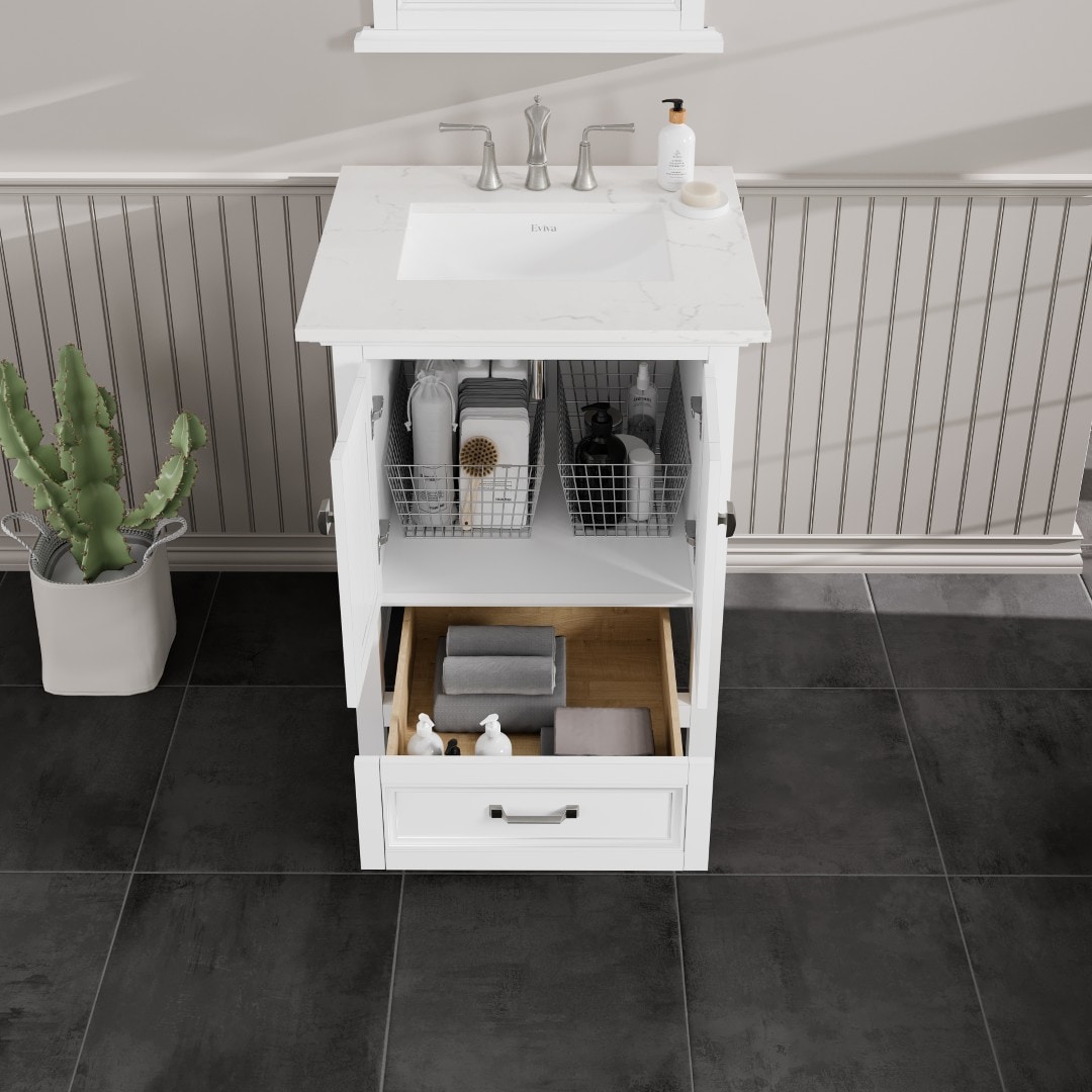 Eviva EVVN612-24WH-Q Bath-Vanity-Combo - View #4