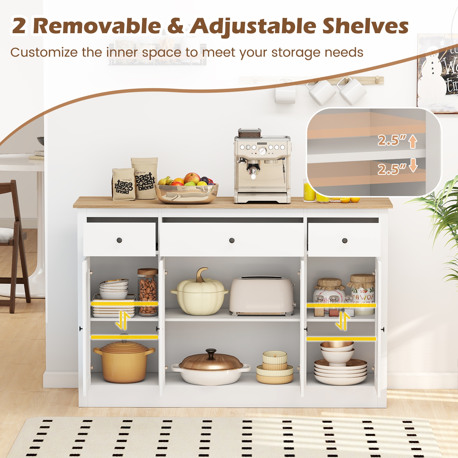Slickblue D-CO-+HW75475CK Dining-Kitchen-Storarge - View #4