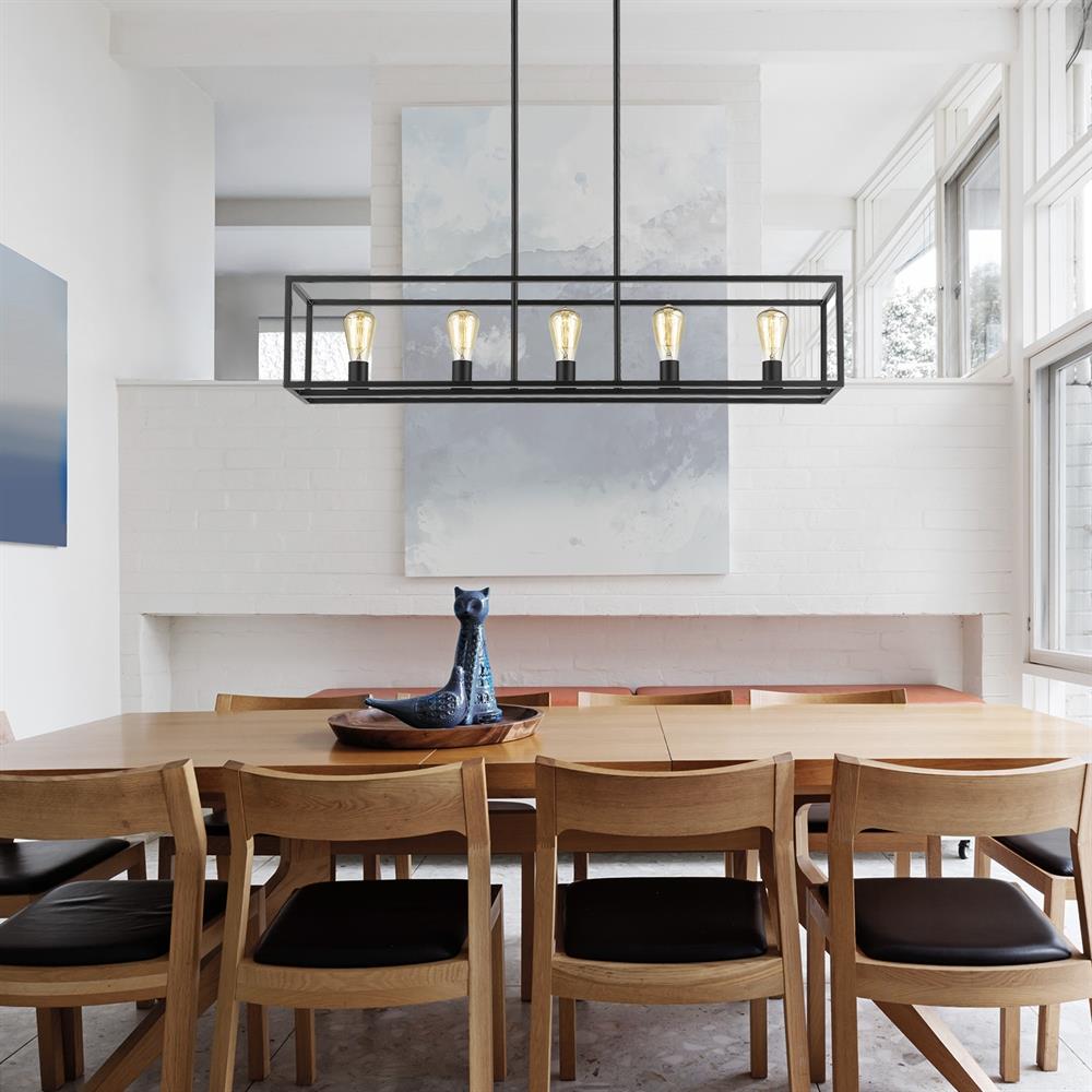 Golden Lighting 2072-LP BLK Pendant-Lights - View #4