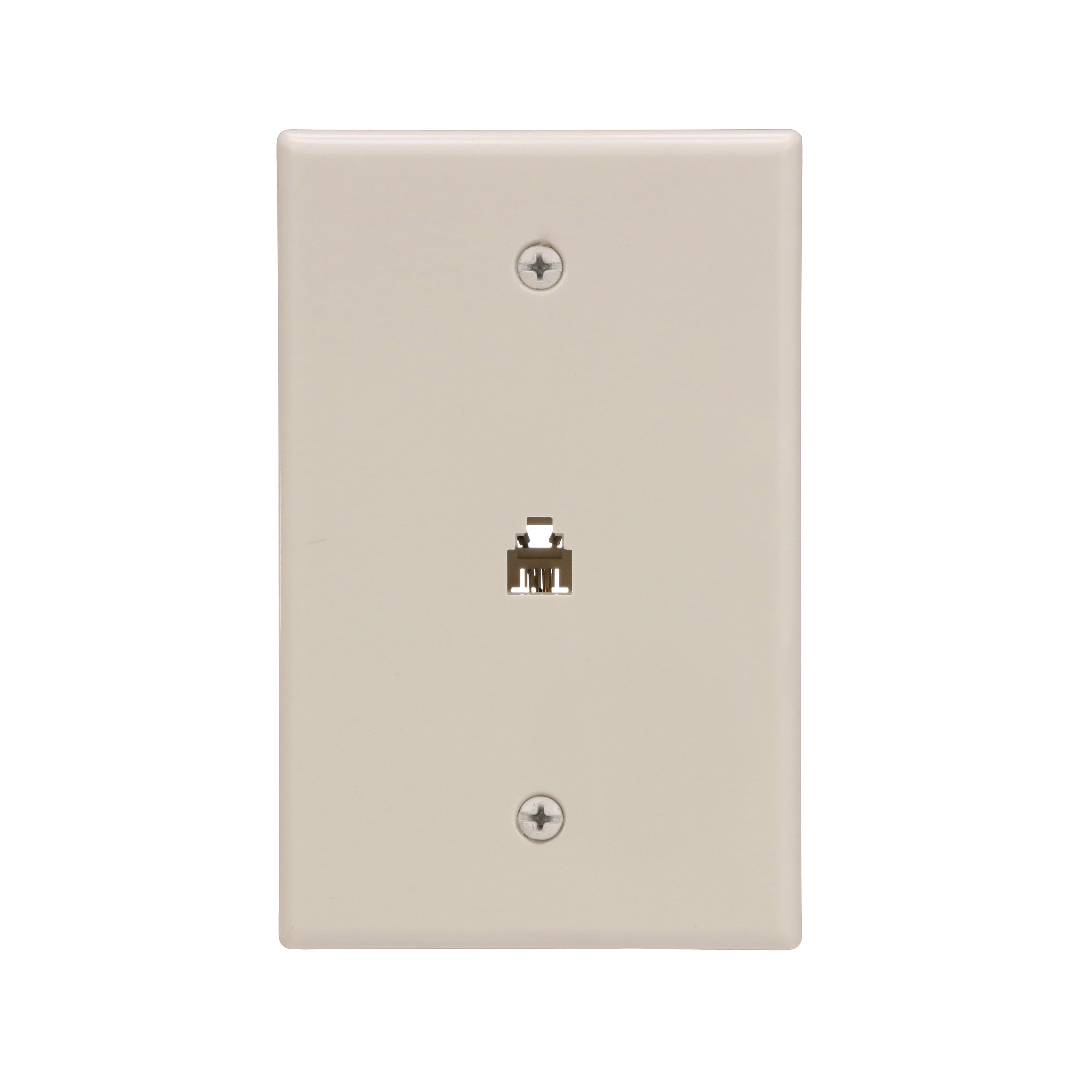 Eaton 3533-4LA-F-LW 1 -Gang Midsize Size Light almond Thermoplastic Indoor Wall Plate