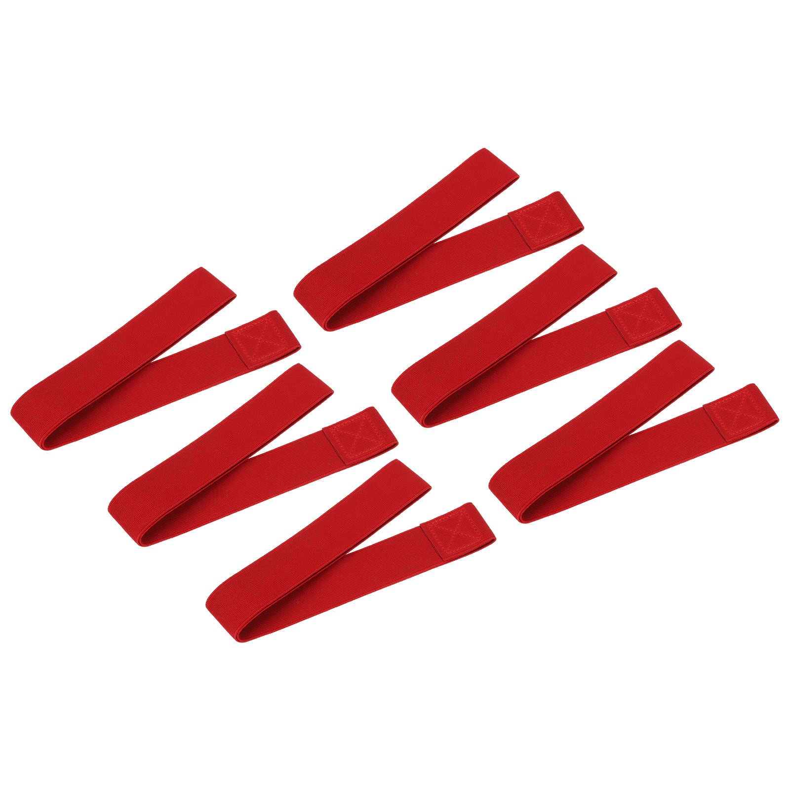 PATIKIL Towel Bands 6pcs Stretchable Towel Clips Cruise Essentials Windproof Beach Towel Straps for Beach Cruise Pool Chairs Red