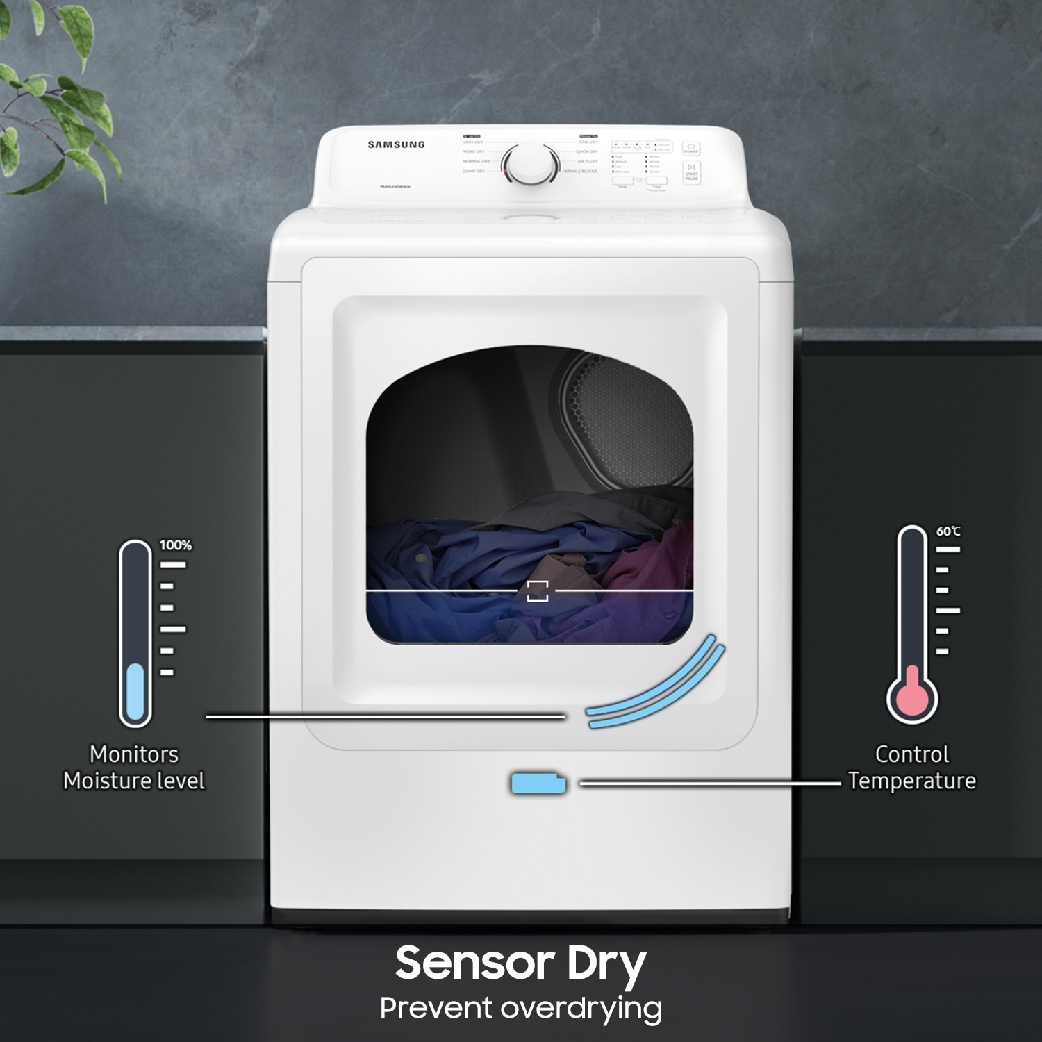 Samsung DVE41A3000W Elec-Dry - View #13