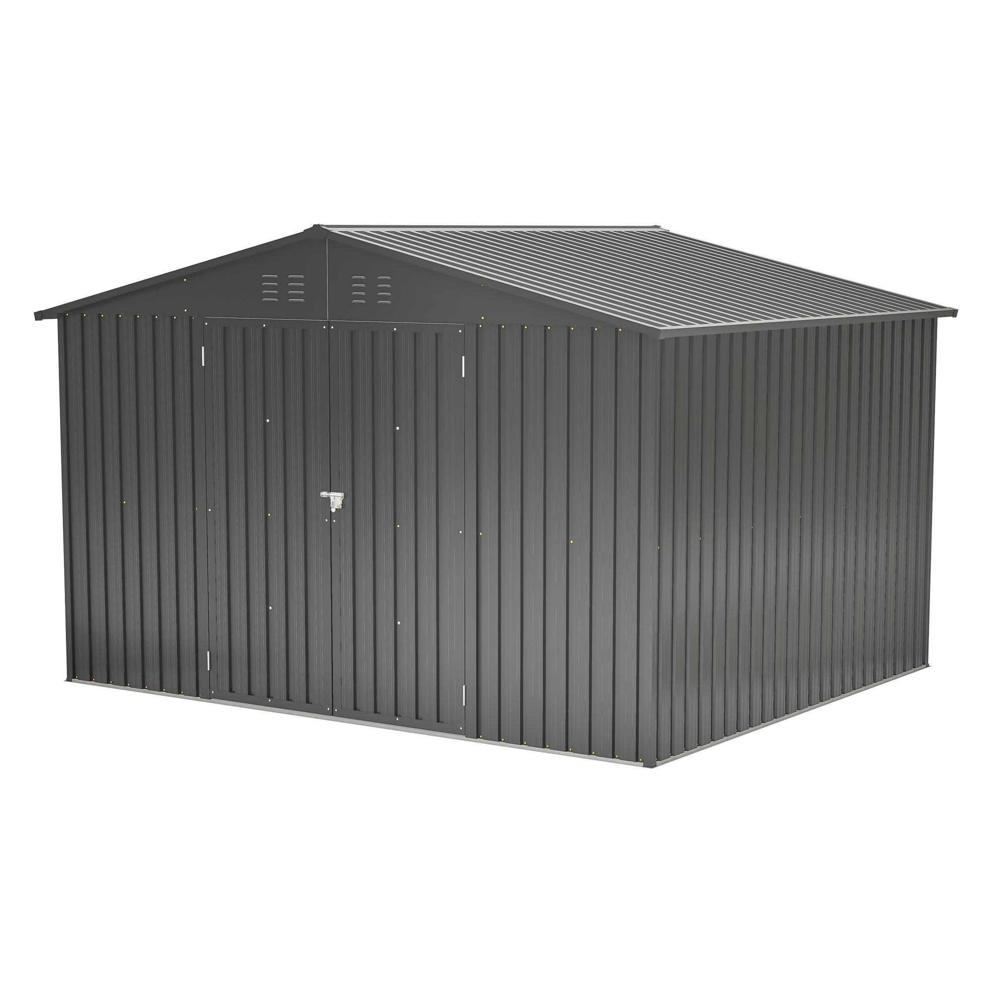 Bayfeve BF-250546-SD 10-Feet x 8-Feet Galvanized steel Storage Shed