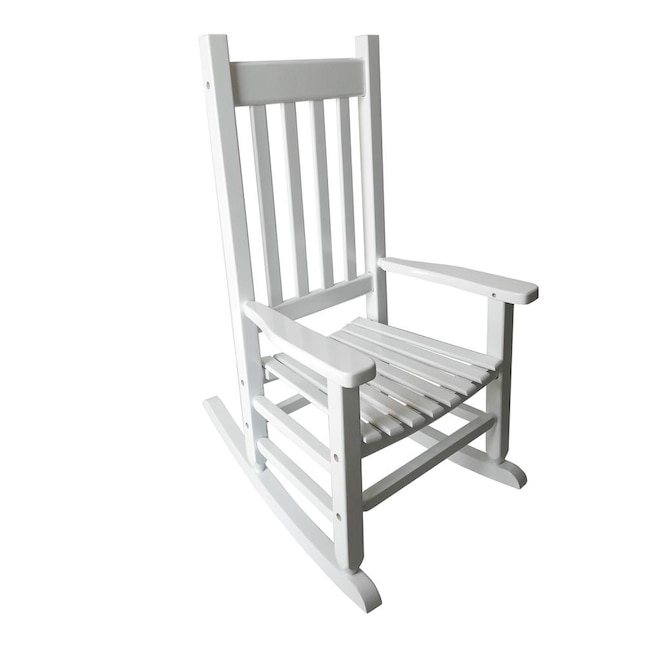 Style Selections Children 8216 S White, Toddler Rocking Chair Outdoor