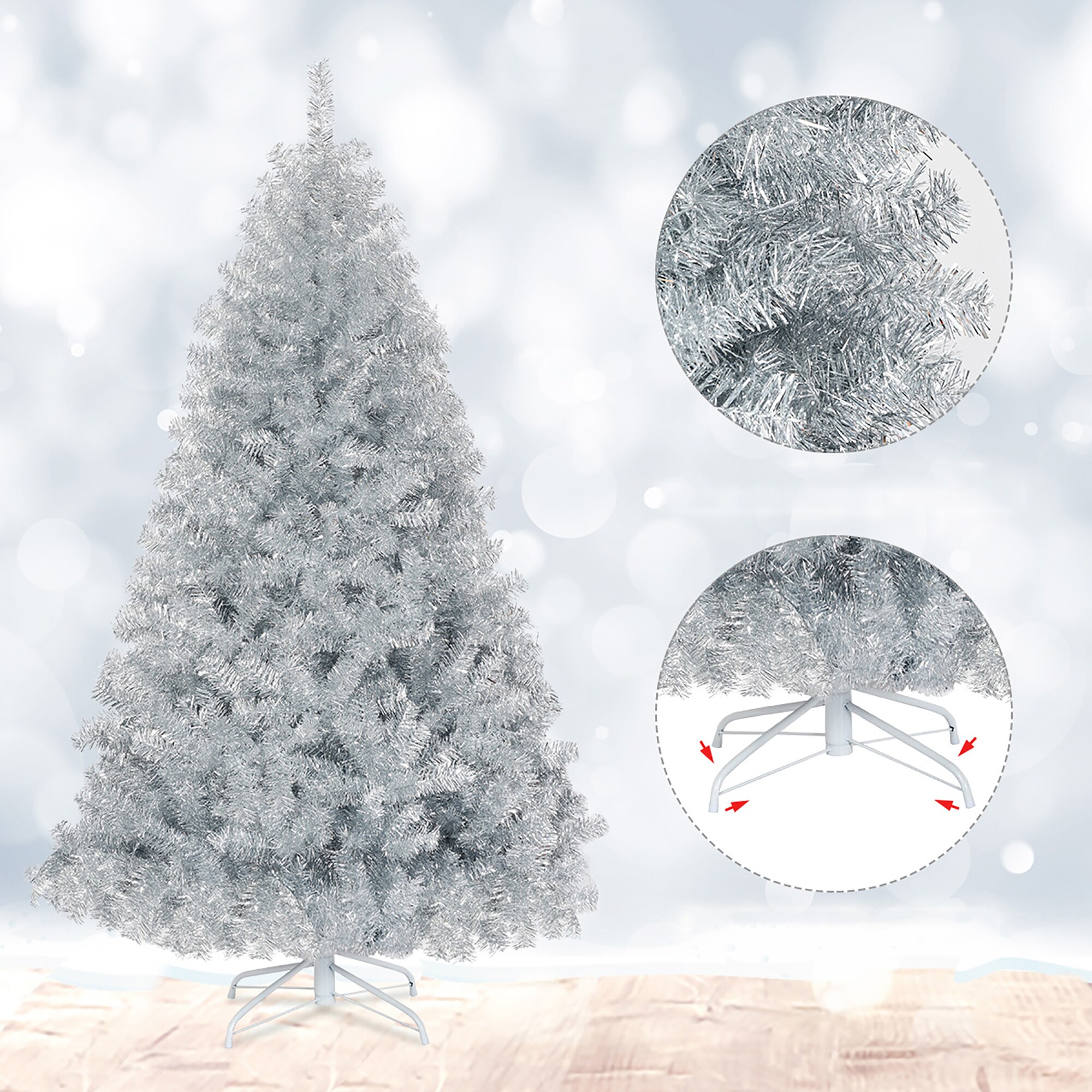 Costway CM22826 Artificial-Christmas-Trees - View #2